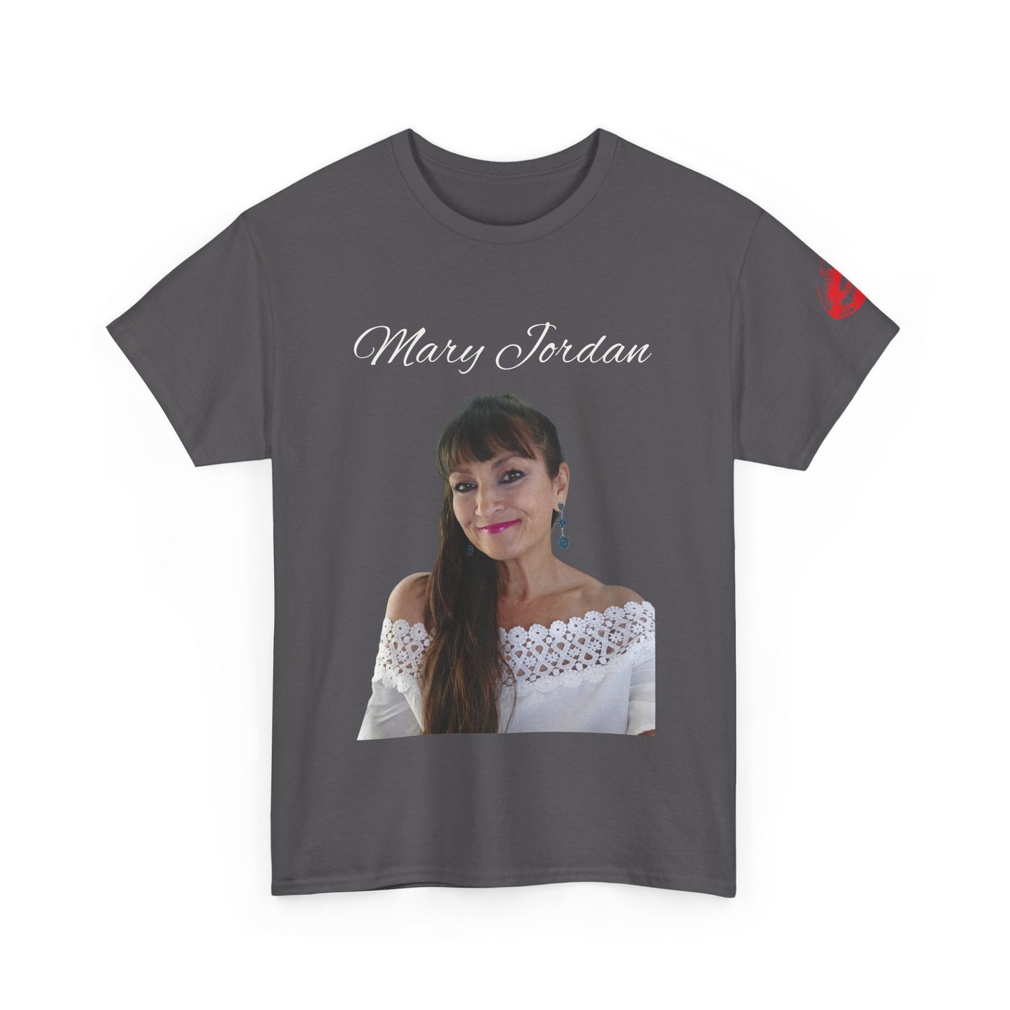 Elegant Portrait Unisex Heavy Cotton Tee - Stylish Casual Wear