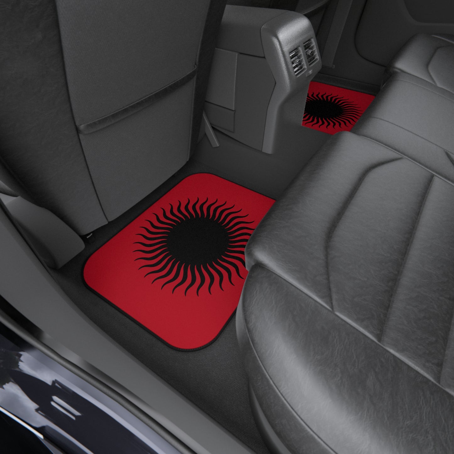 Tapis de voiture (lot de 4) Noir Soleil