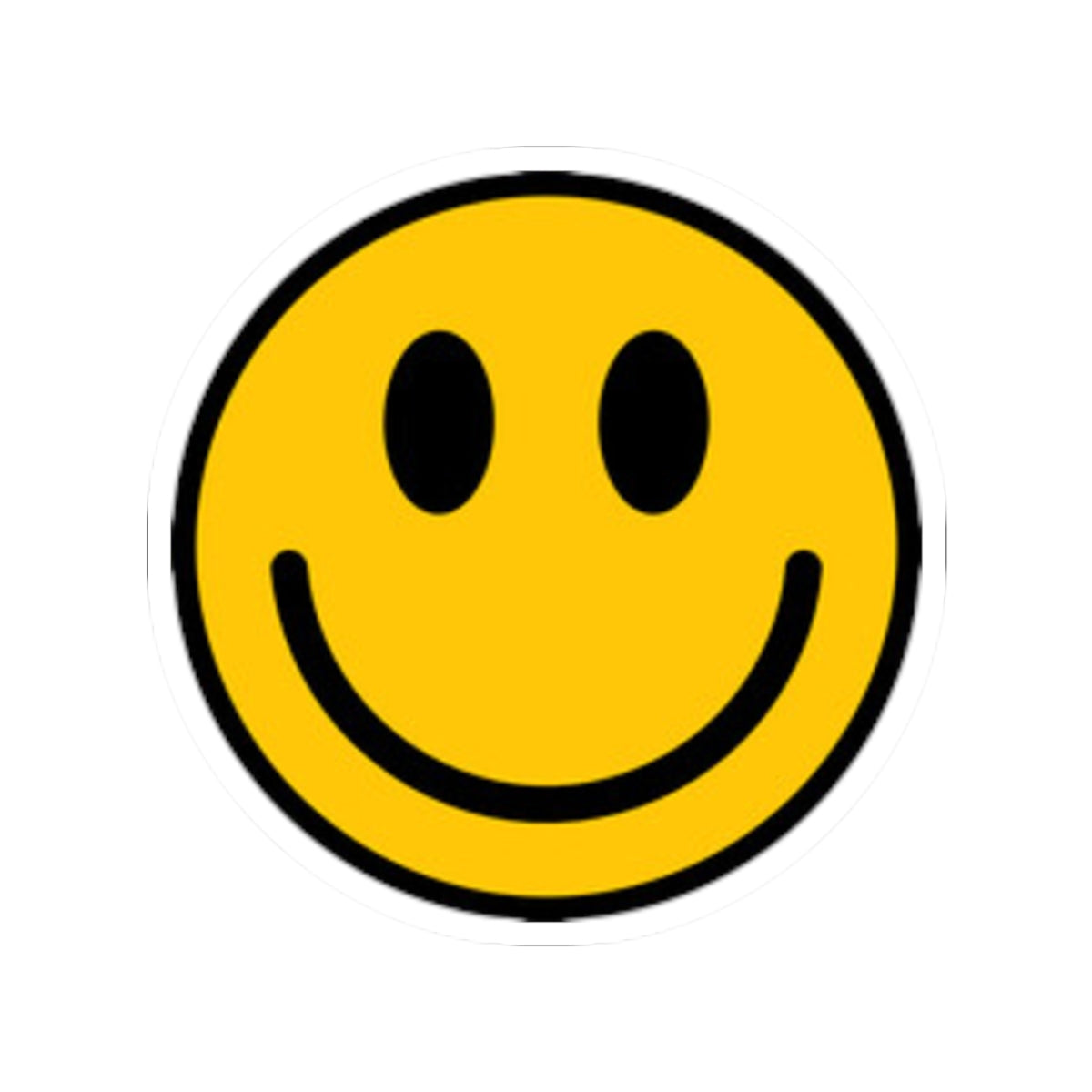 Happy Face Kiss-Cut Stickers | Cheerful Decor, Laptop Stickers, Gift for Friends, Party Favors, Positive Vibes