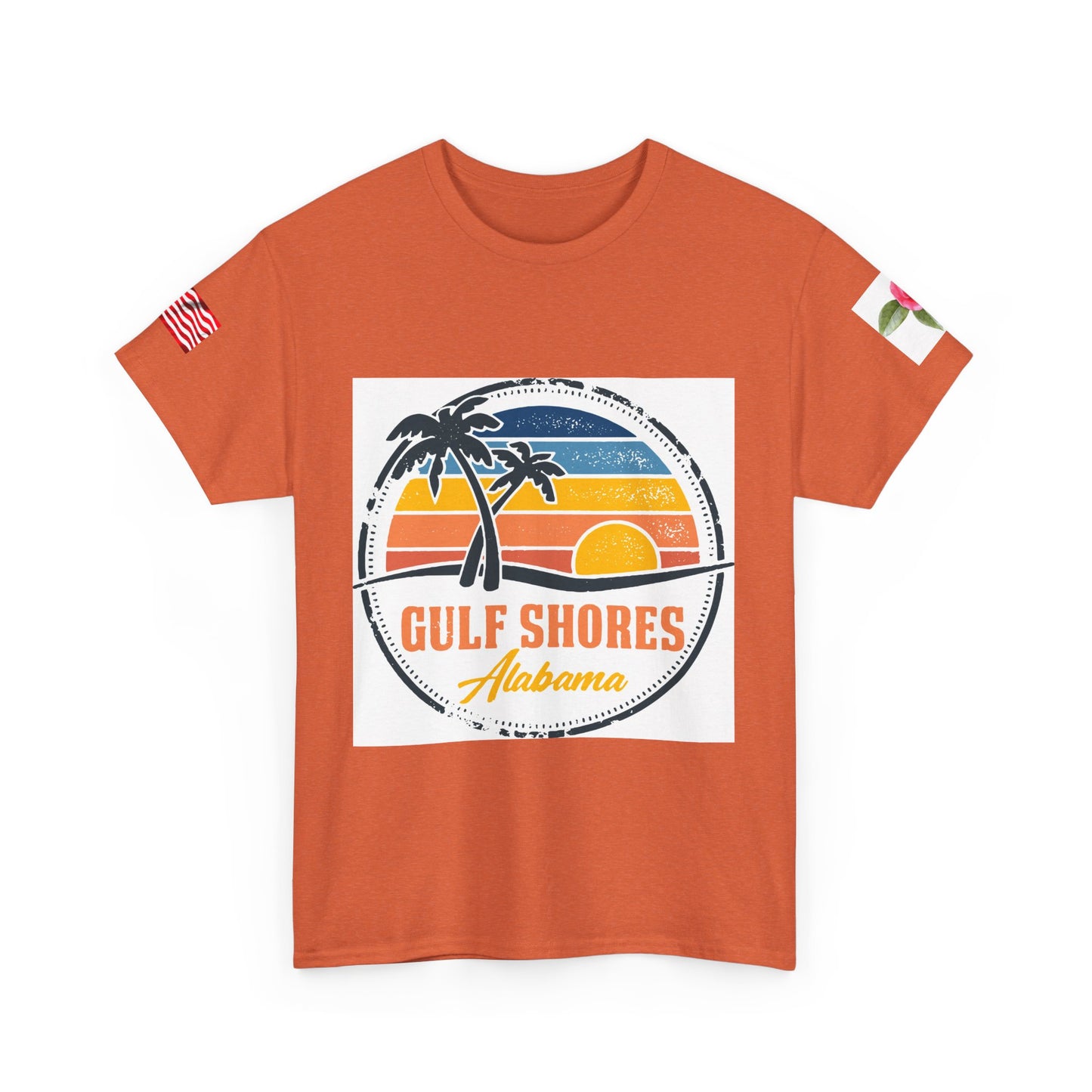 Gulf Shores Alabama Sunset Unisex Heavy Cotton T-shirt