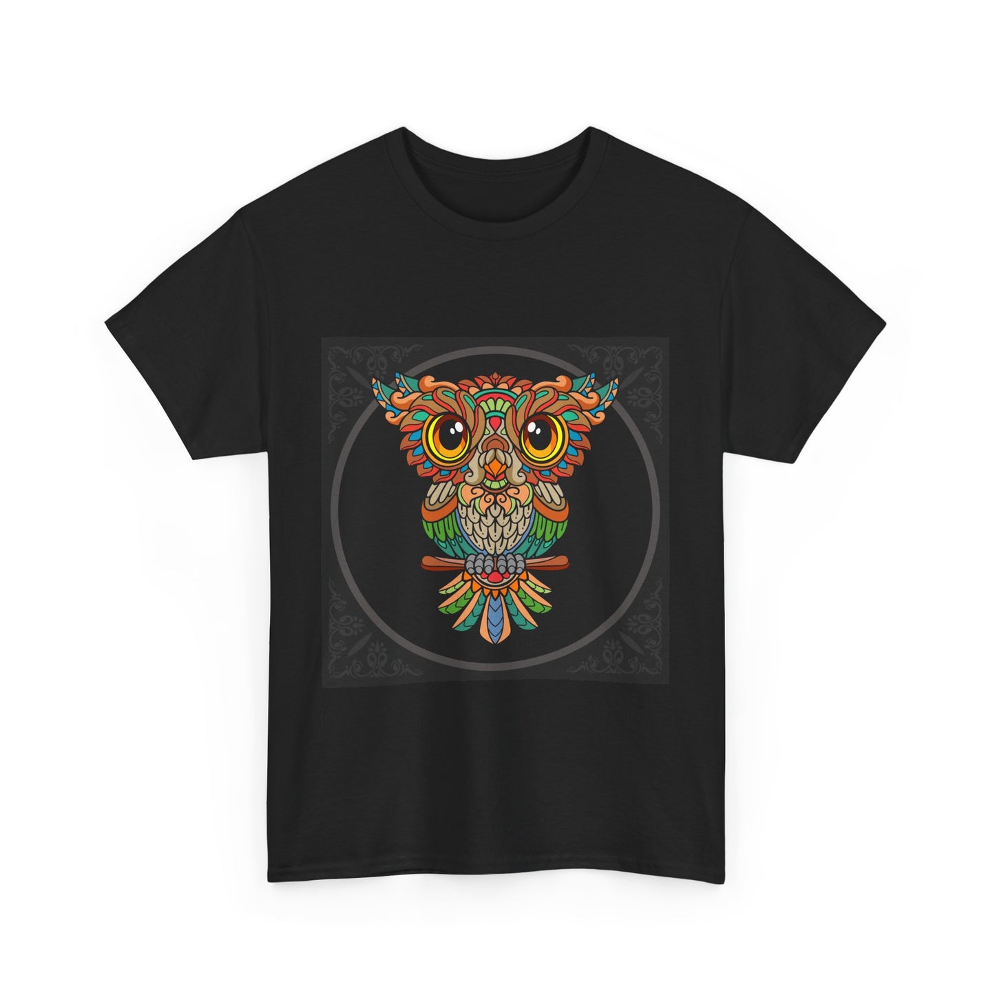 T-shirt Hibou coloré