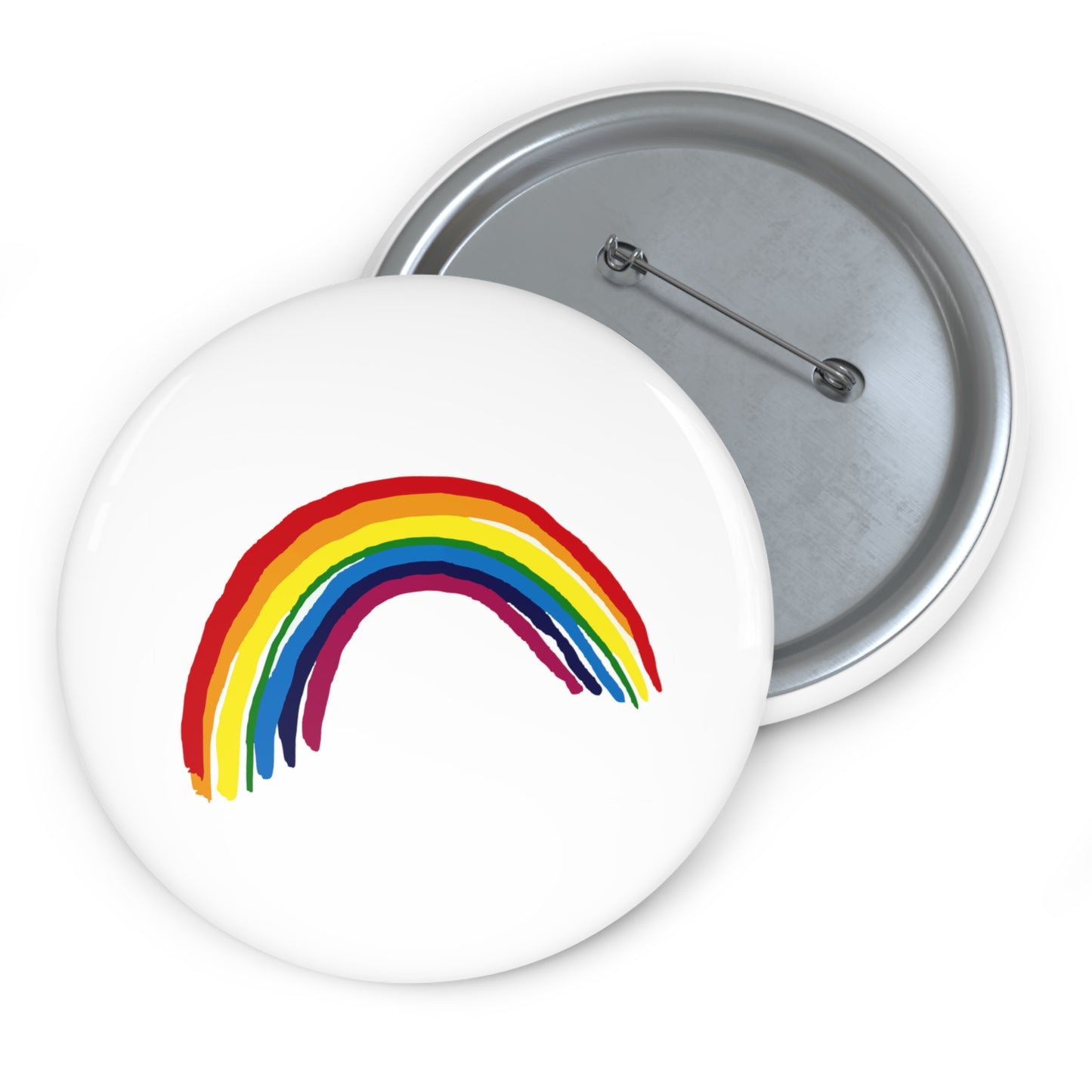 Custom Pin Buttons Rainbow