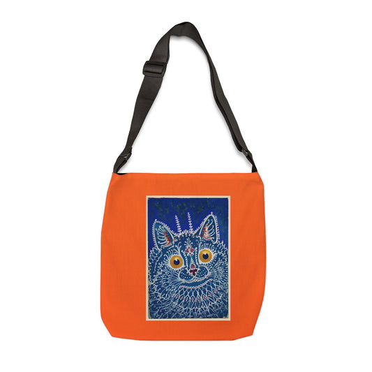 Whimsical Cat Adjustable Tote Bag - Fun & Colorful Pet Lover Gift