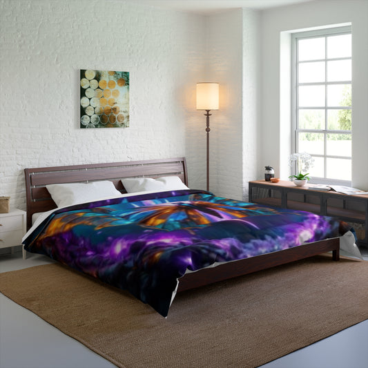 Vibrant Butterfly Comforter - Dreamy Bohemian Bedding for Cozy Spaces