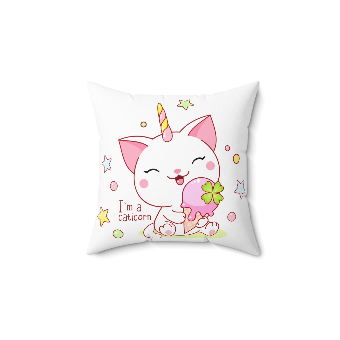 Coussin carré Licorne Je suis une licorne