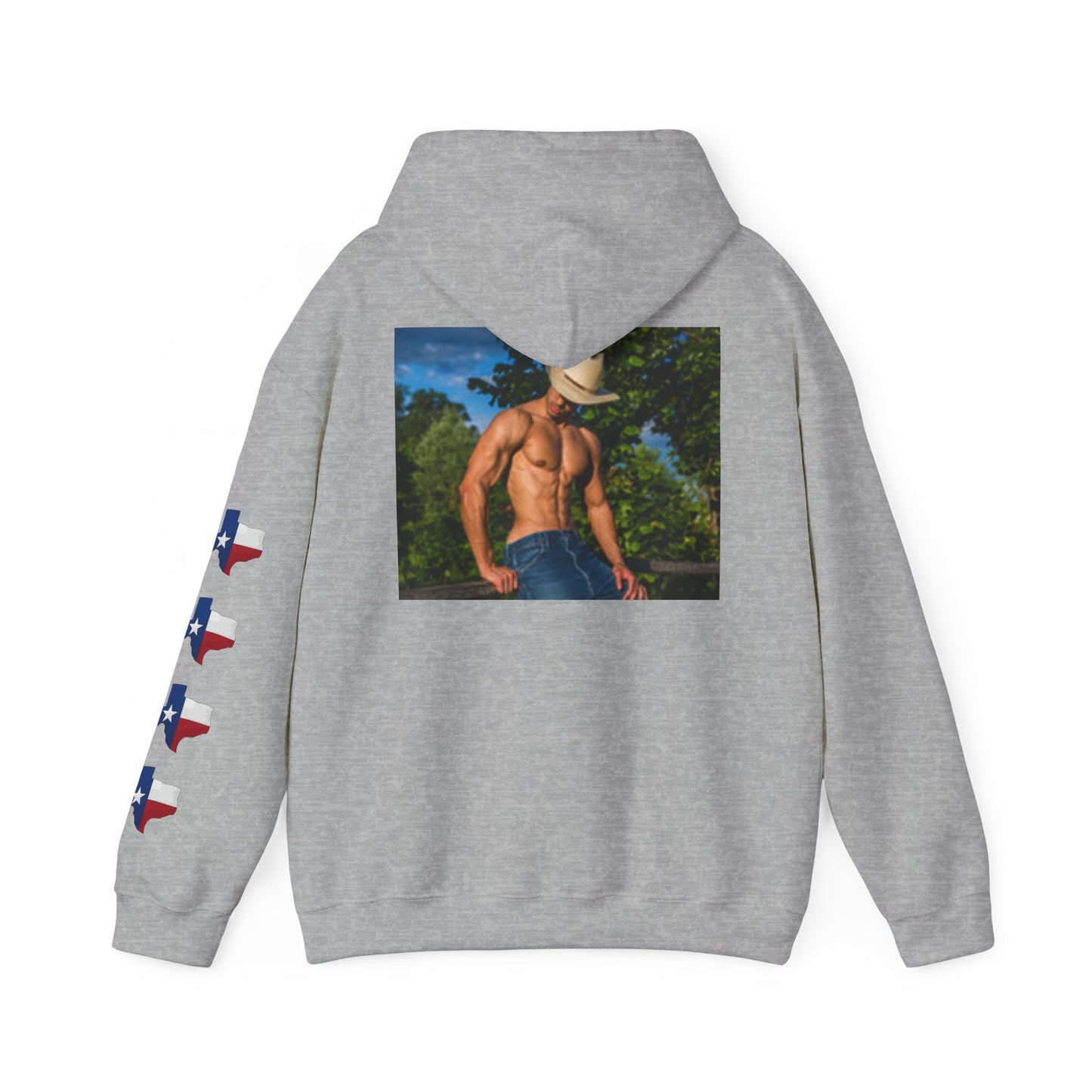 Sweat à capuche graphique Texas Cowboy pour hommes et femmes 