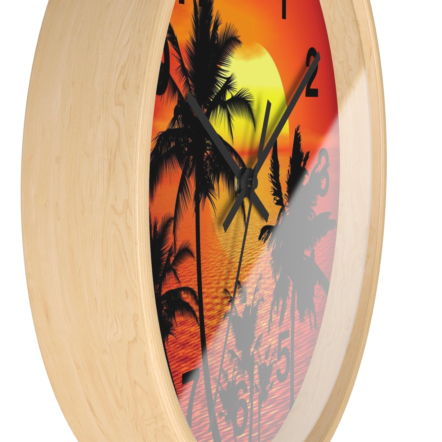 Wall Clock Beautiful Sunset