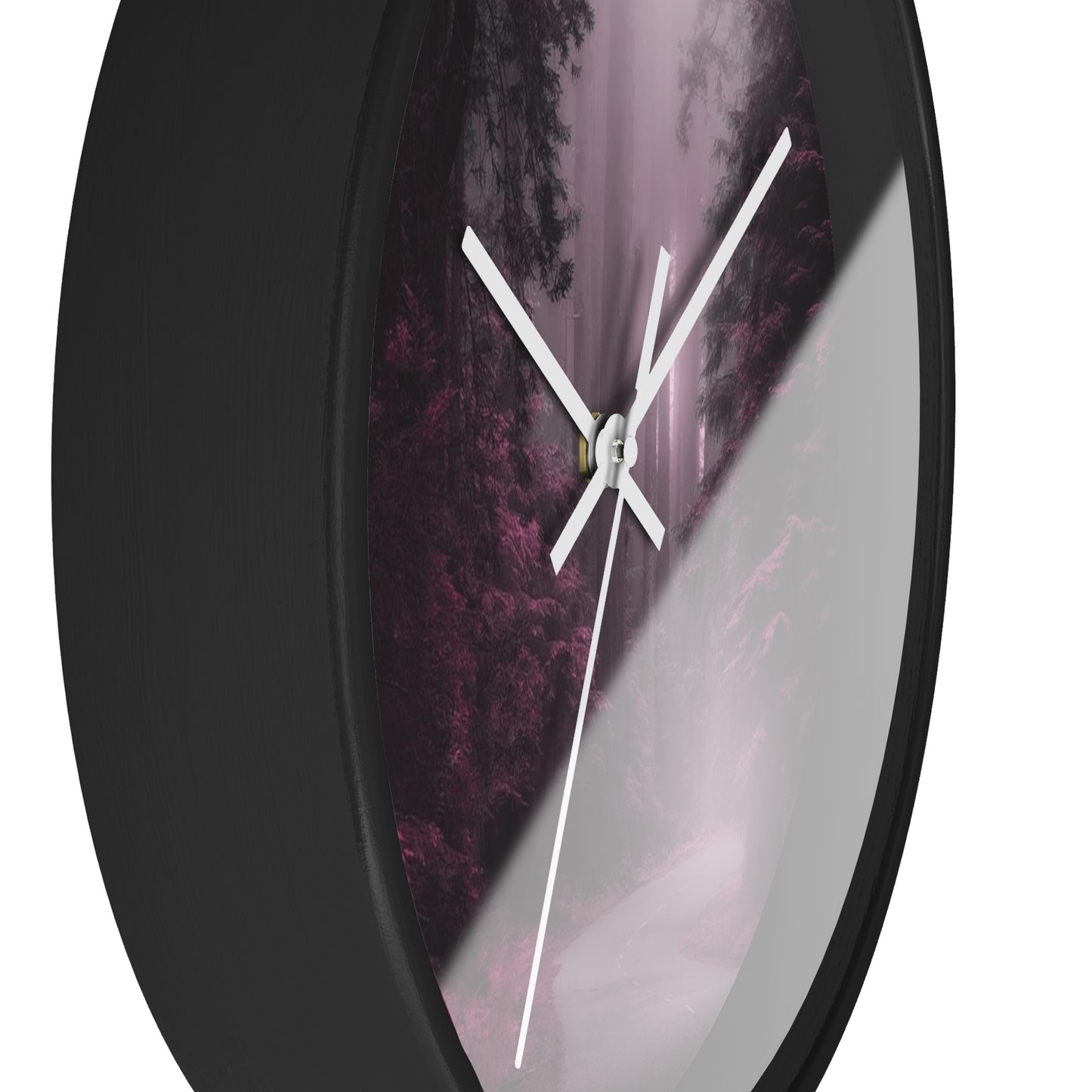 Wall Clock Purple Wilderness So Beautiful