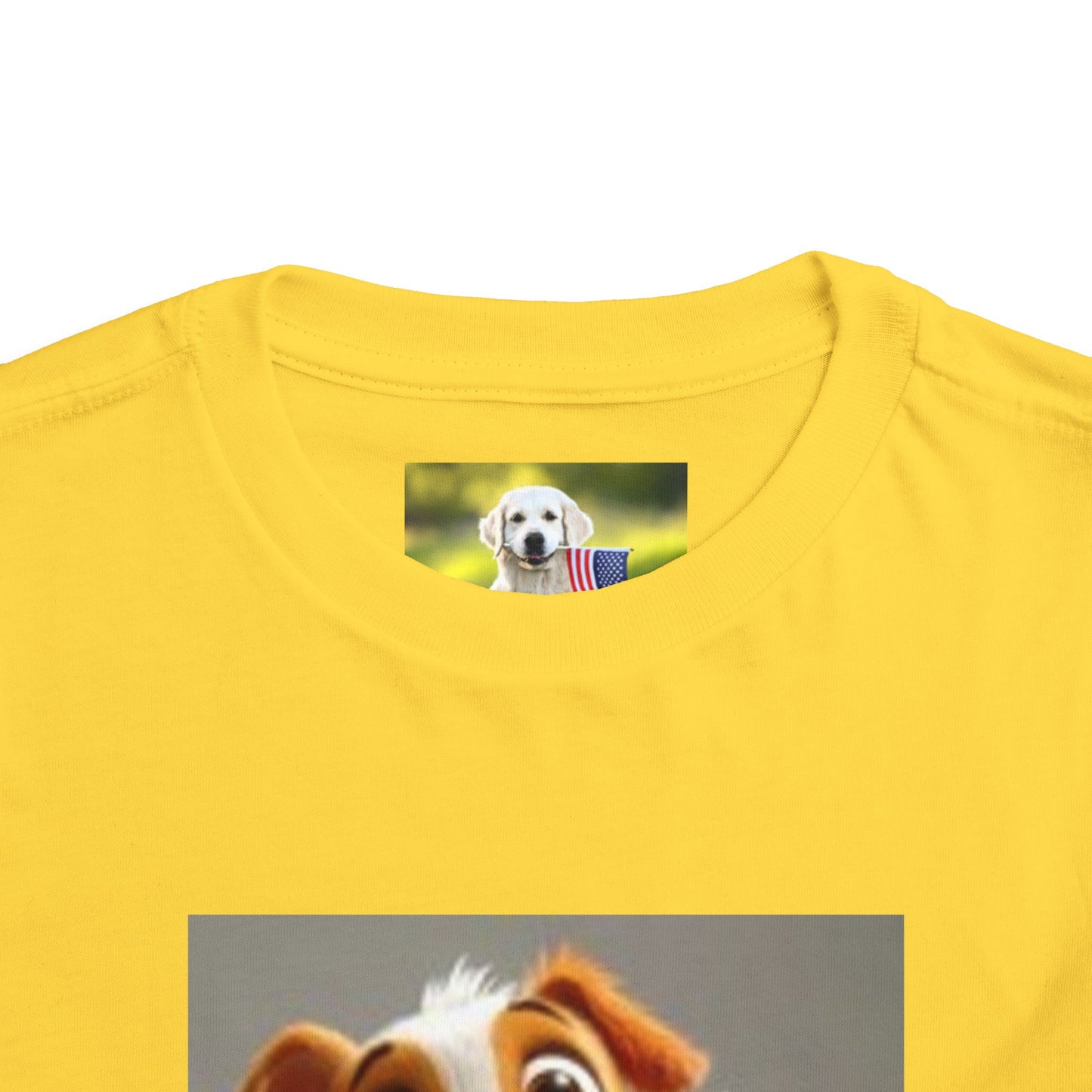 Cute Toddler Dog Jumping T-shirt & Heart, Adorable Kids T-Shirt, Pet Lover Gift, Animal Print Top, Birthday Outfit, Playwear for Toddlers