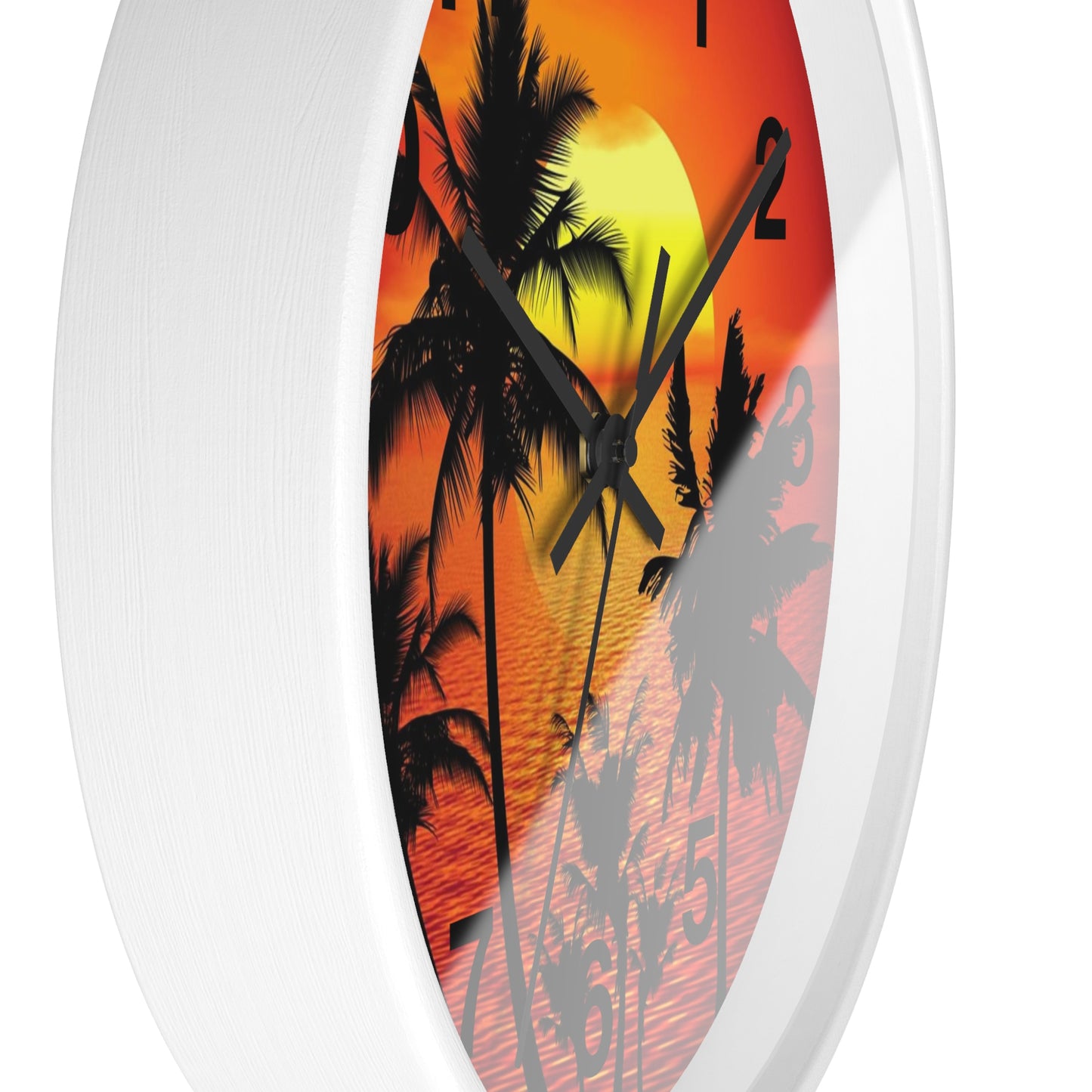 Wall Clock Beautiful Sunset