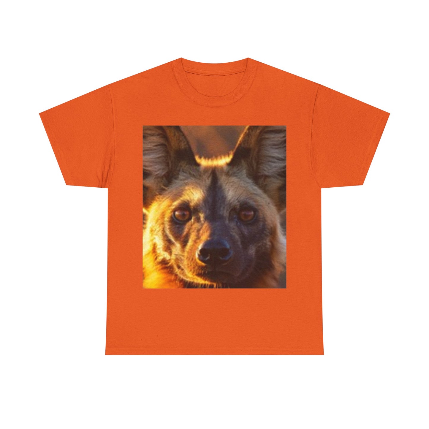 Dog's Face Unisex Heavy Cotton T-shirt I Love Dogs!