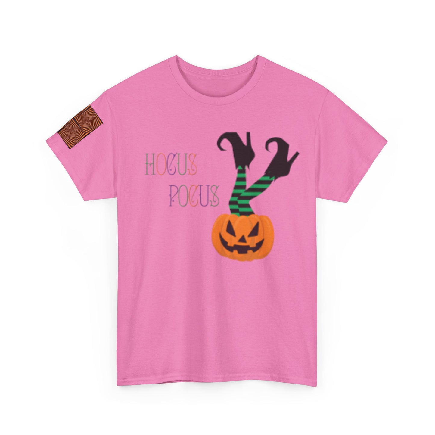 Orange Pumpkin Legs coming out Unisex Heavy Cotton T-shirt
