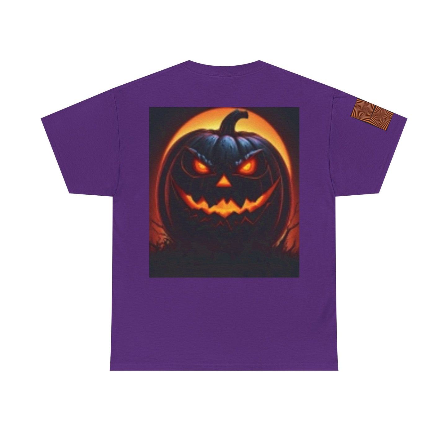 Orange Pumpkin Legs coming out Unisex Heavy Cotton T-shirt
