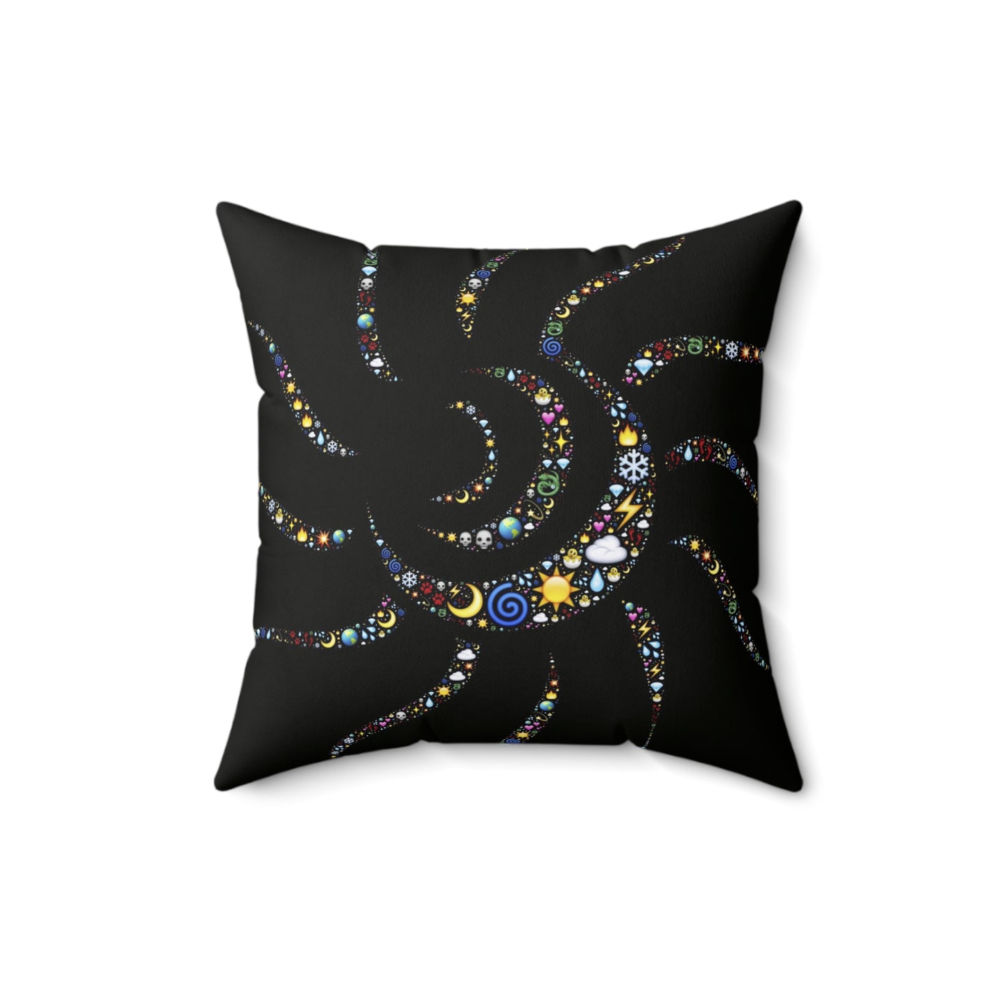 Square Pillow Sparkling Sun