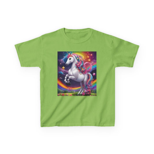 Dreamy Unicorn Kids T-shirt | Fantastical Rainbow Shirt, Magical Gift for Kids, Girls' T-Shirt, Fun Playwear, Birthday Gift