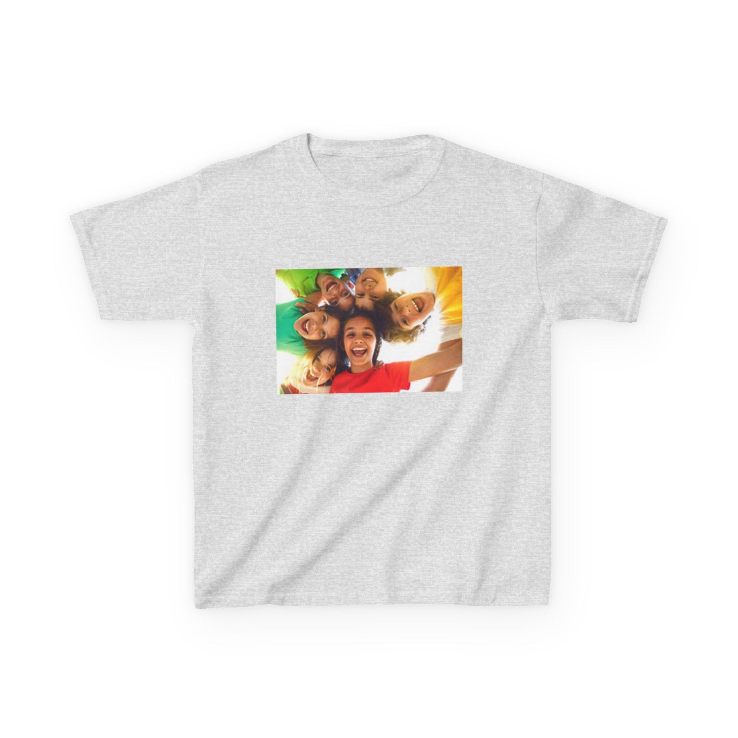 Colorful Fun Kids & Happy Face Tee - Playful Cotton T-Shirt for Summer Adventures, Birthday Gifts, Family Gatherings, Everyday Wear, Back-to-School