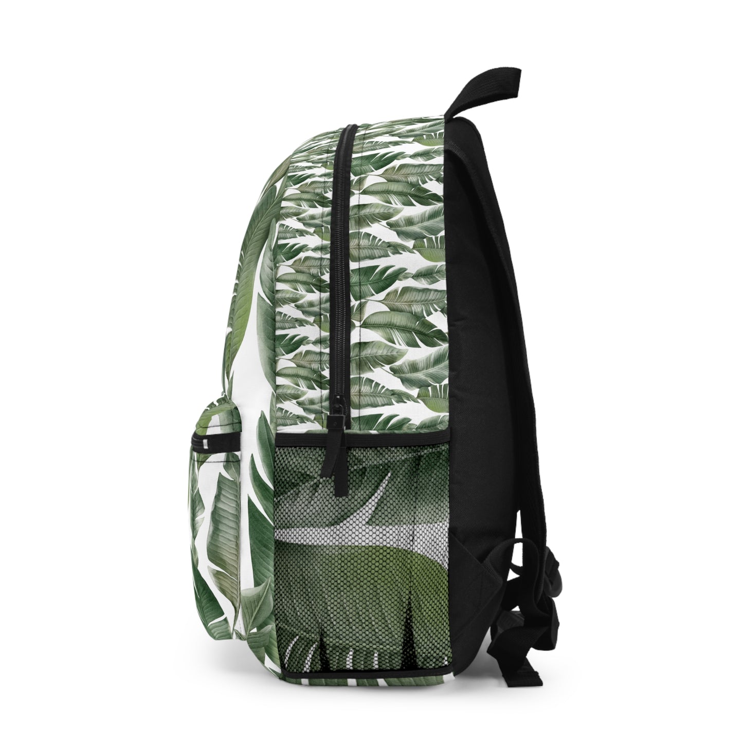 Tropical Leaf Print Backpack - Stylish and Functional for Everyday Use