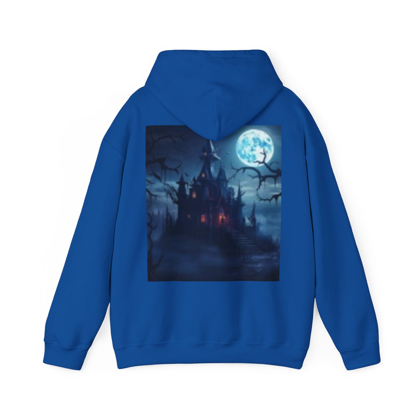 Haunted House & Eye Unisex Heavy Blend Hooded Sweatshirt