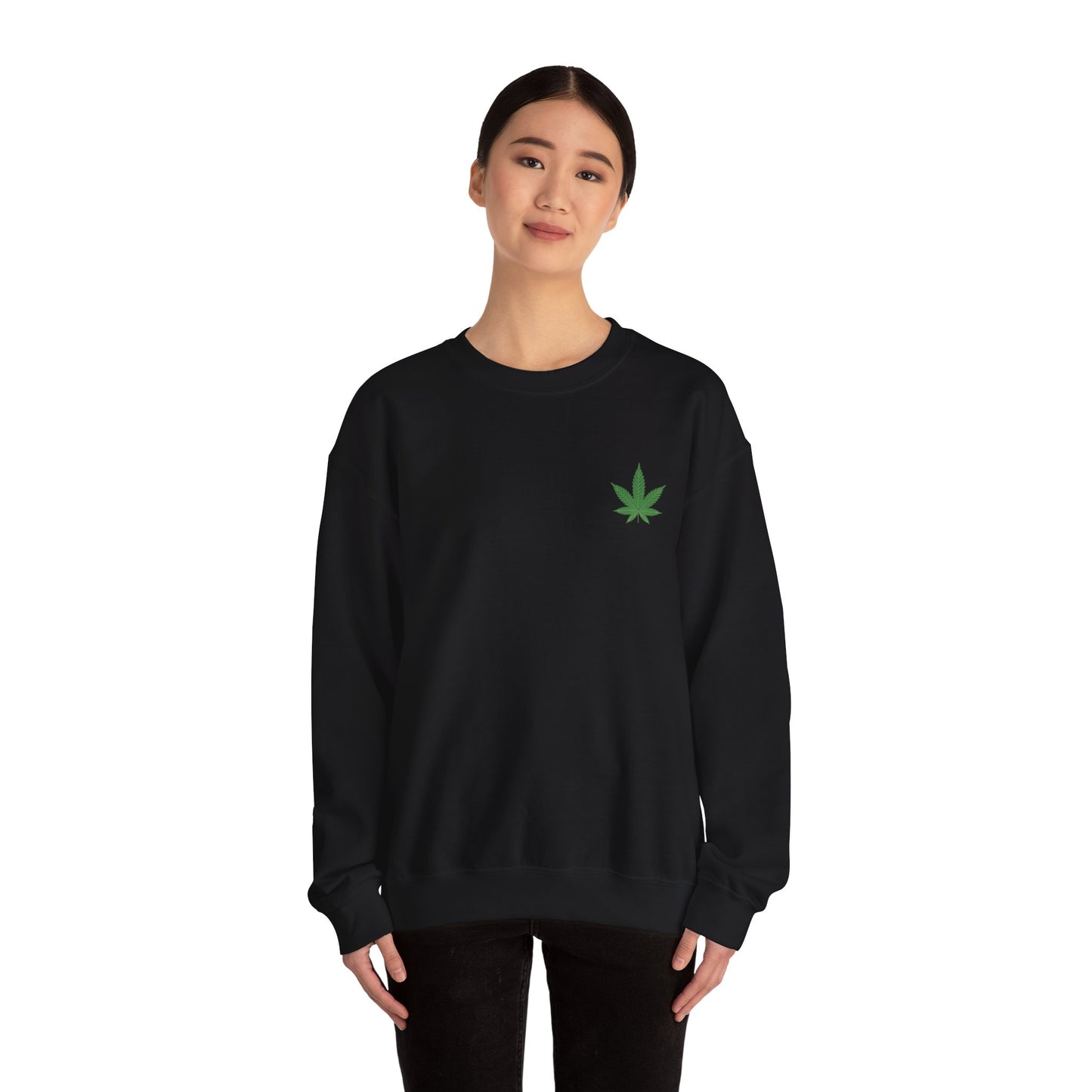 Sudadera Hoja de Marihuana me encanta esta cosa
