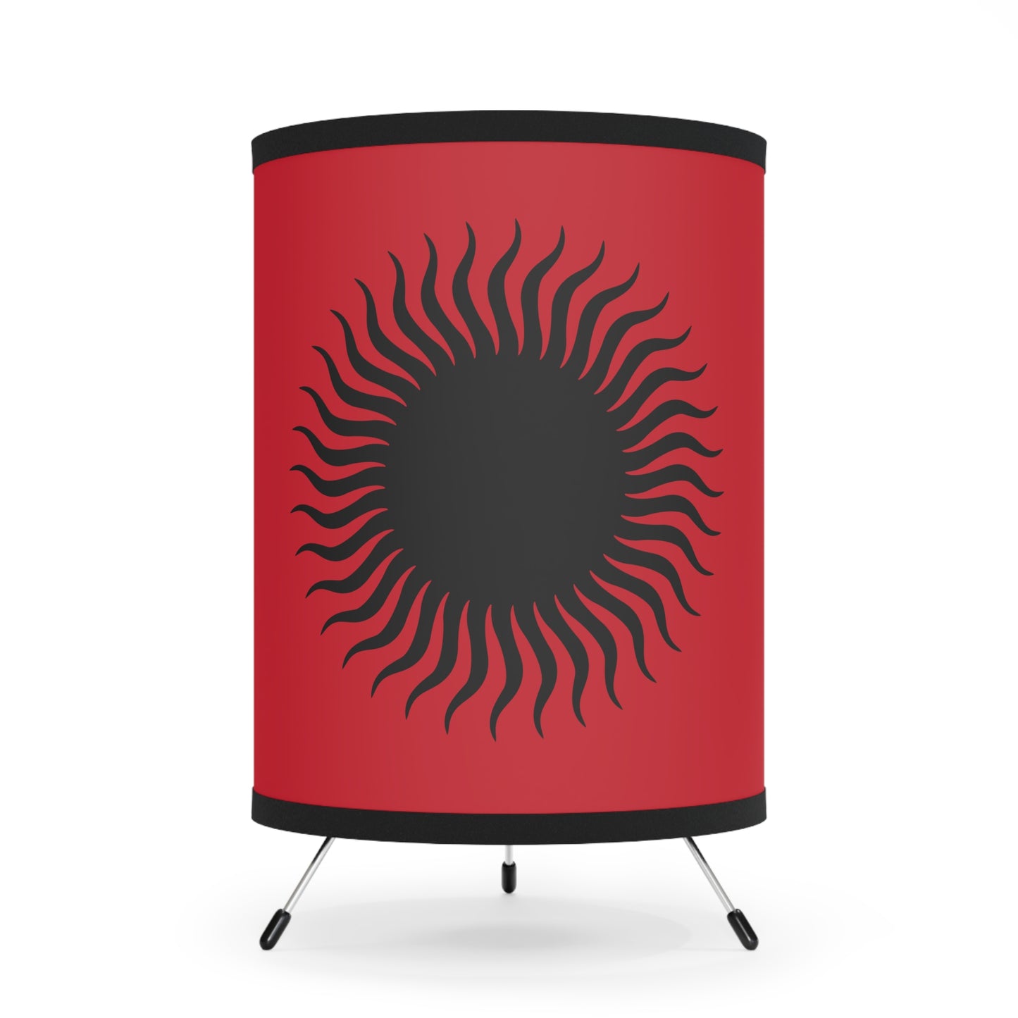 Tripod Lamp with High-Res Printed Shade, US\CA plug