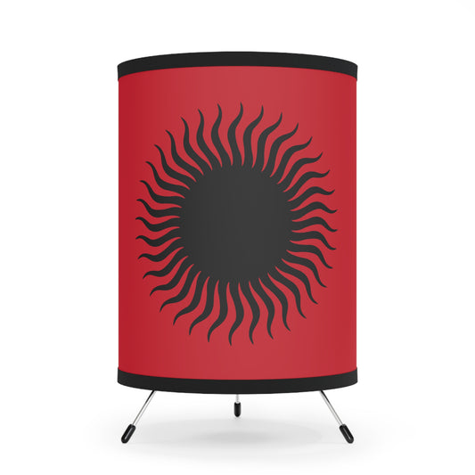 Tripod Lamp with High-Res Printed Shade, US\CA plug