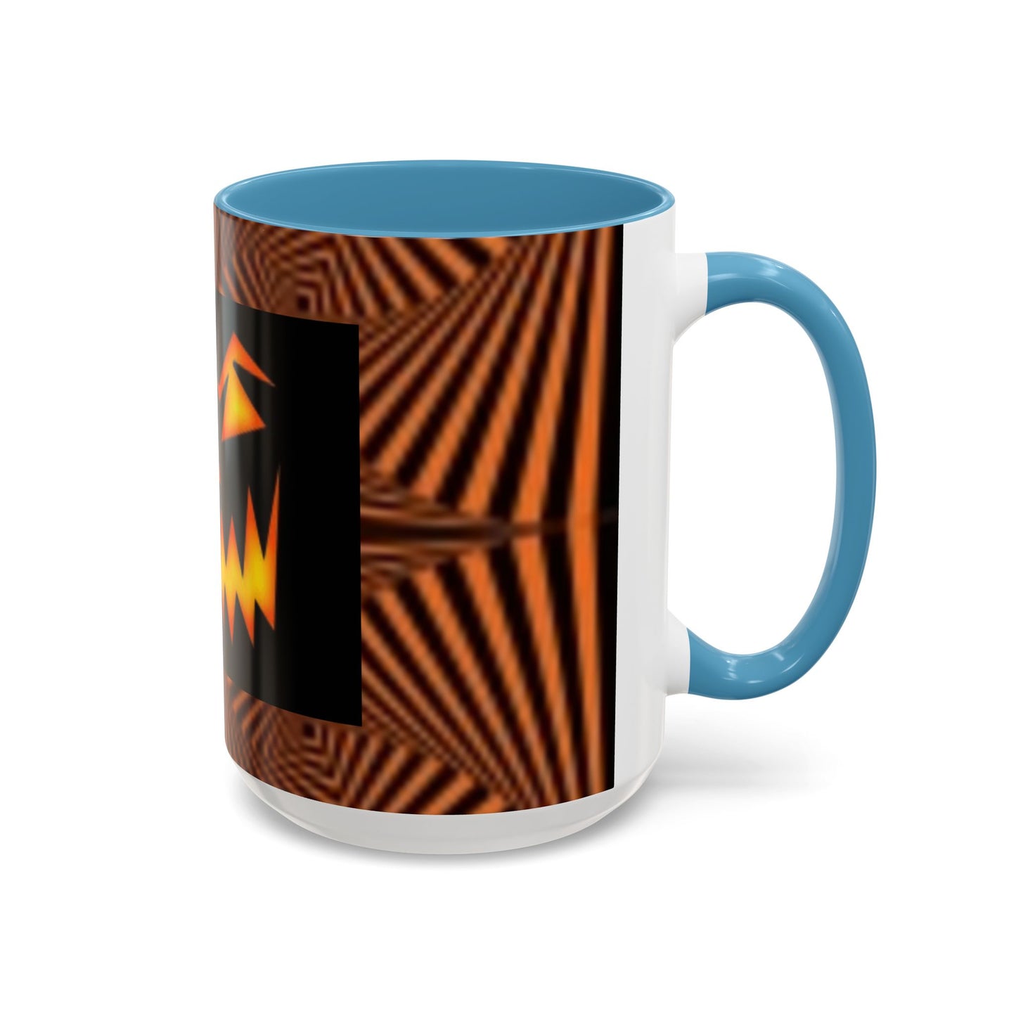 Scary Face Accent Coffee Mug ( 11oz & 15oz) Halloween I Love This Mug!