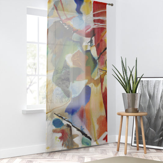 Window Curtain 50"x84" Colorful Design
