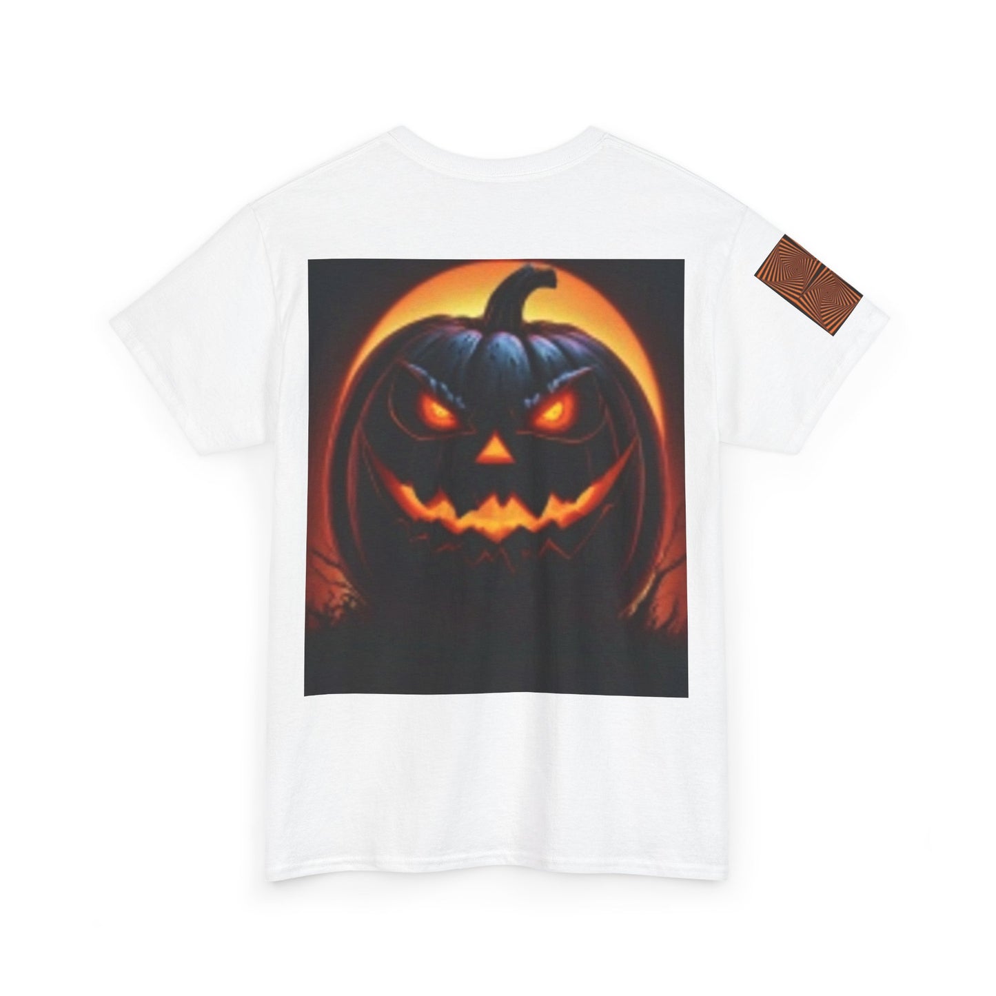 Orange Pumpkin Legs coming out Unisex Heavy Cotton T-shirt