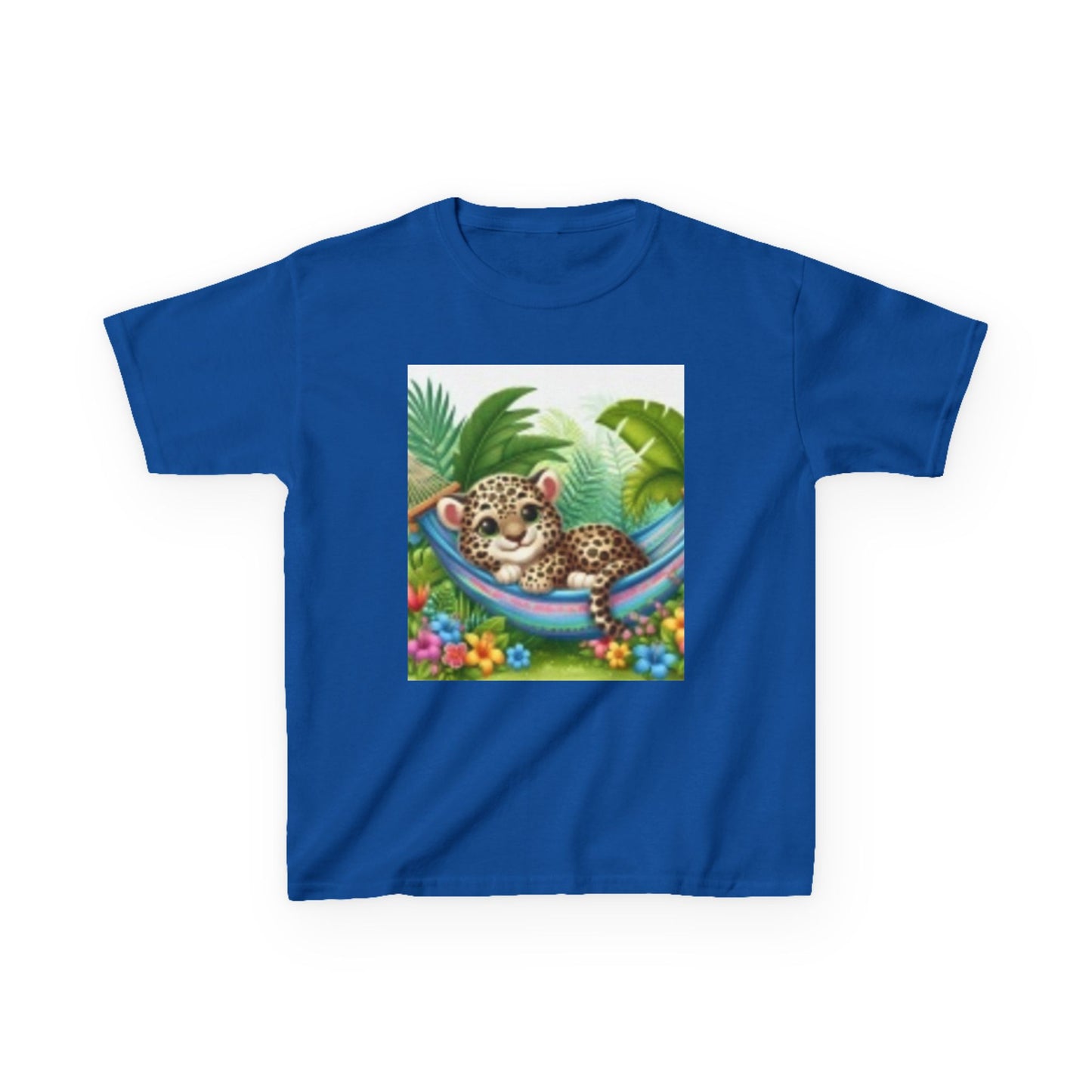 T-shirt enfant motif léopard de la jungle – Un art animalier adorable pour chaque jeune explorateur
