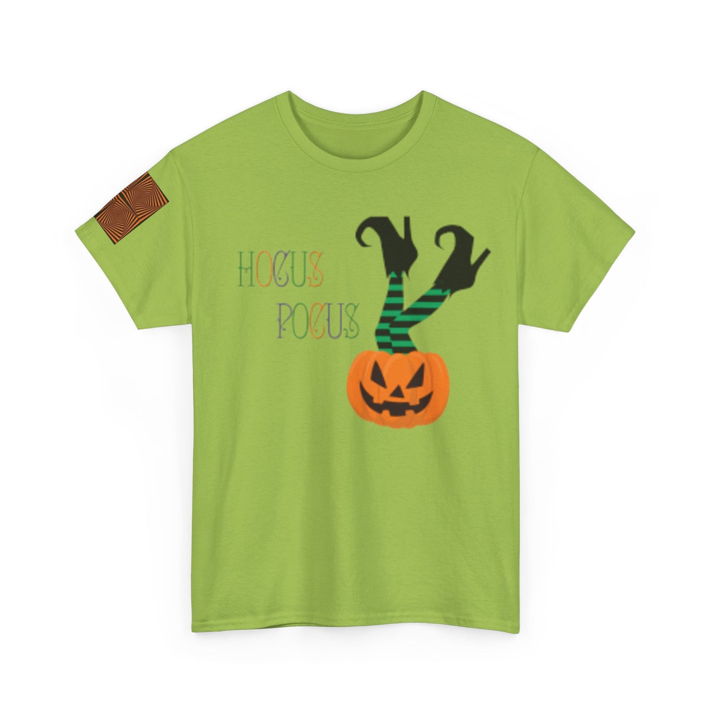 Orange Pumpkin Legs coming out Unisex Heavy Cotton T-shirt