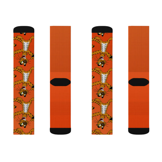 Tiger Socks with Colorful Design - Perfect for Everyday Wear