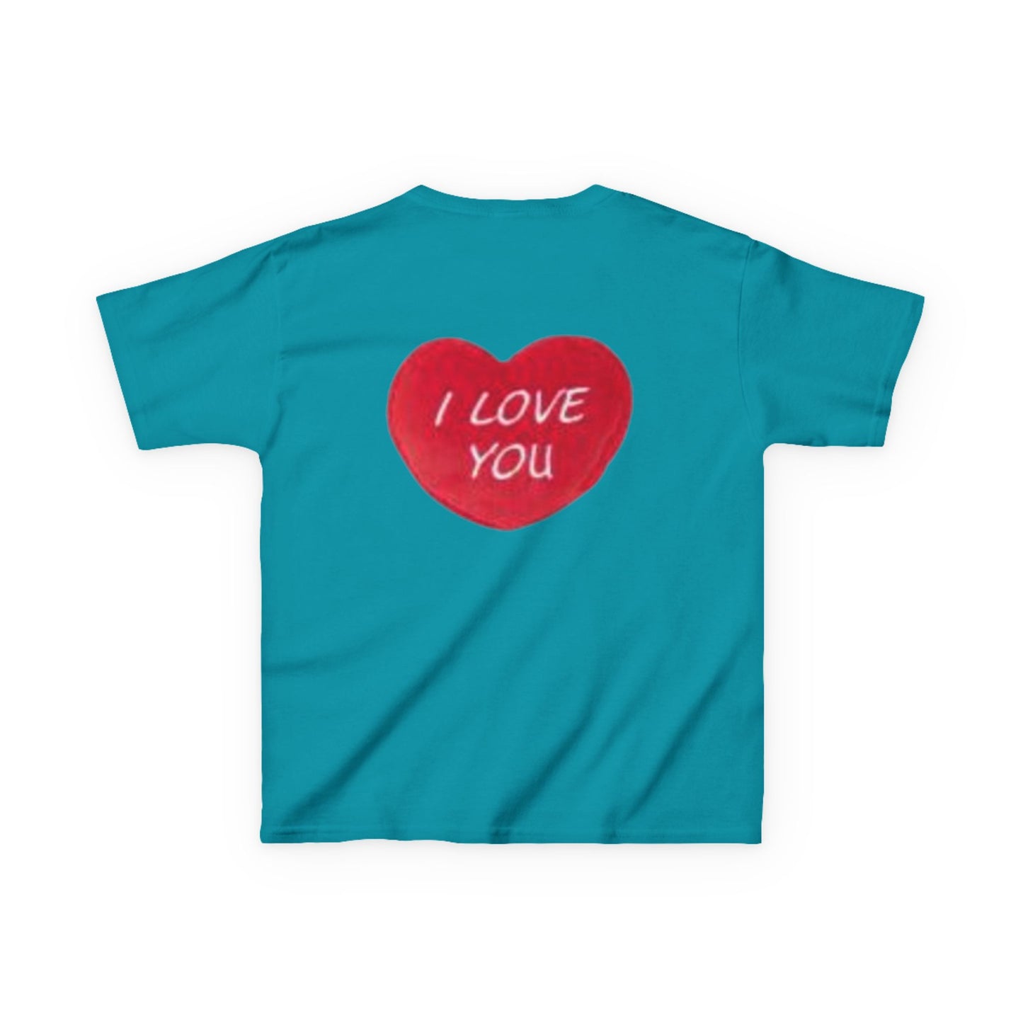Kids Heart Teddy T-shirt, Cute Teddy Bear Shirt, Valentine’s Day Gift, Love You Kids T-Shirt, Adorable Kids Apparel, Birthday Gift