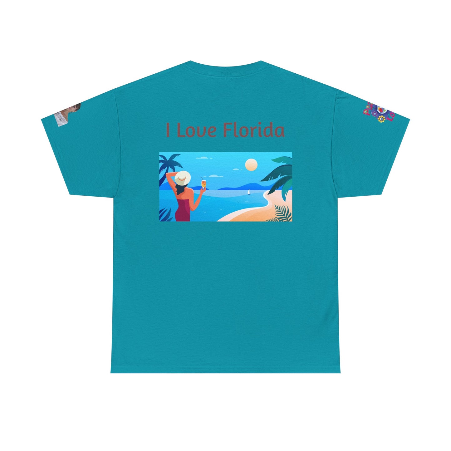 Florida Adventure Unisex Heavy Cotton T-shirt - Perfect for Beach Lovers