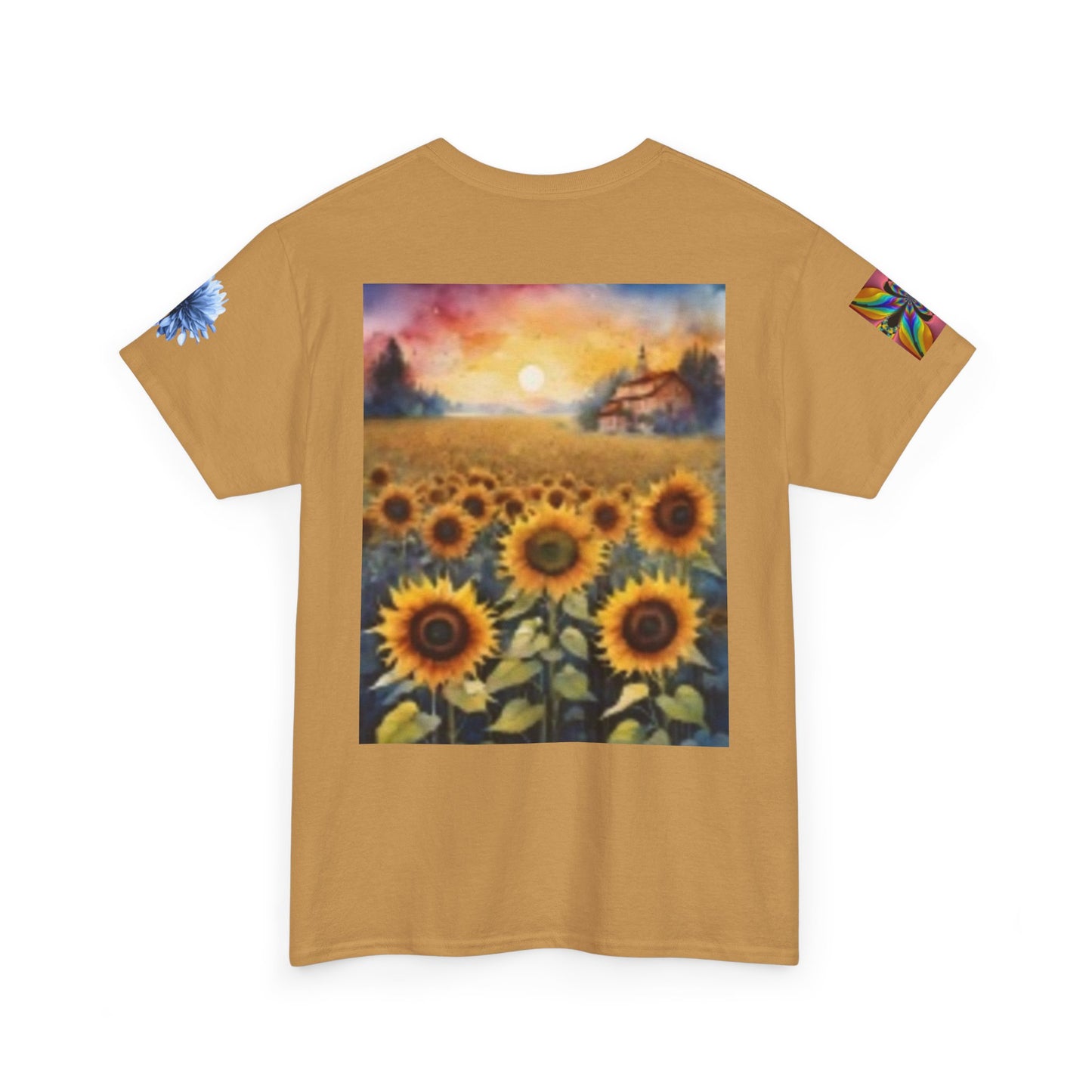 Iowa City Sunflower T-shirt - Vibrant Art for Nature Lovers