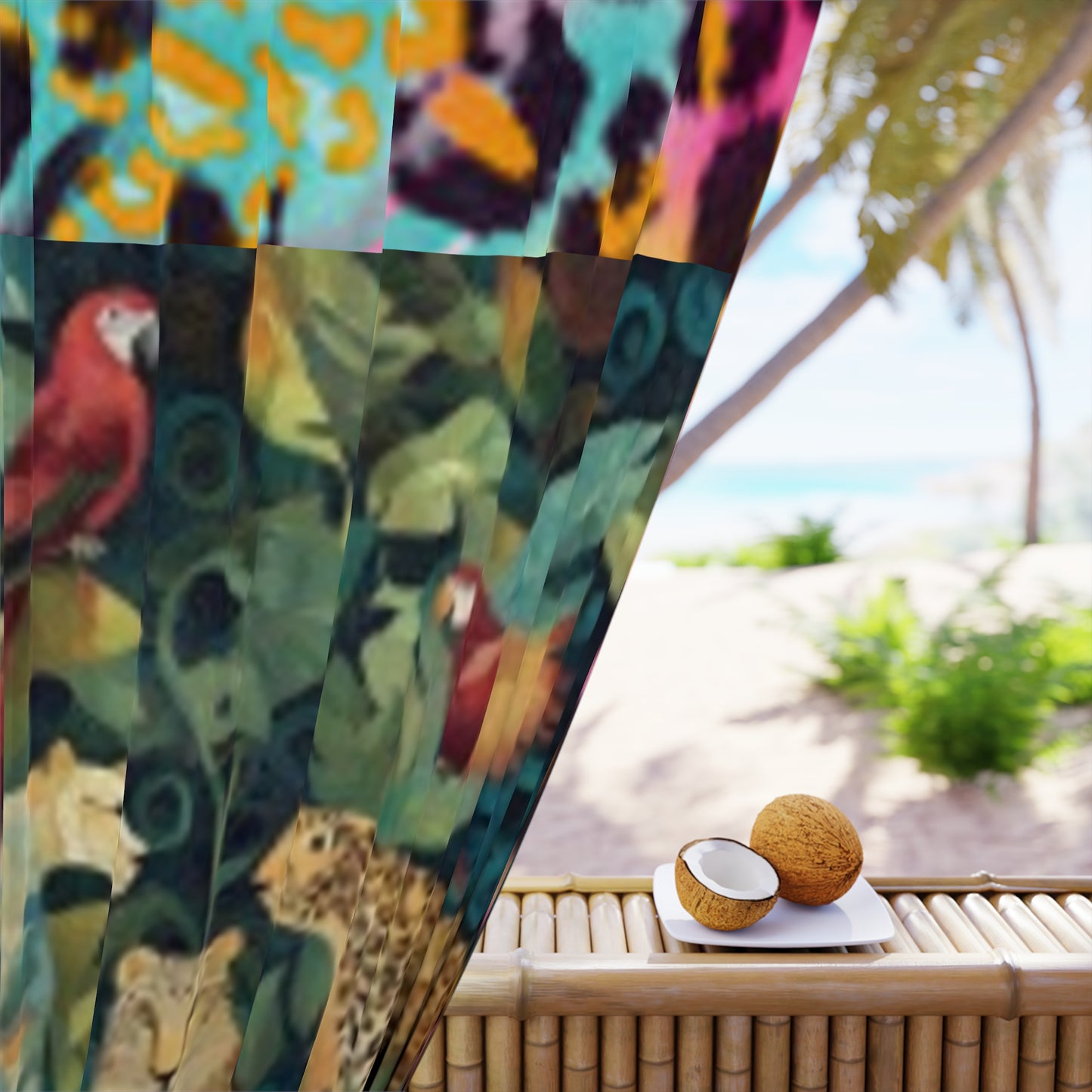 Leopards & Animal Print Window Curtains (1 Piece) Birthday Gift!