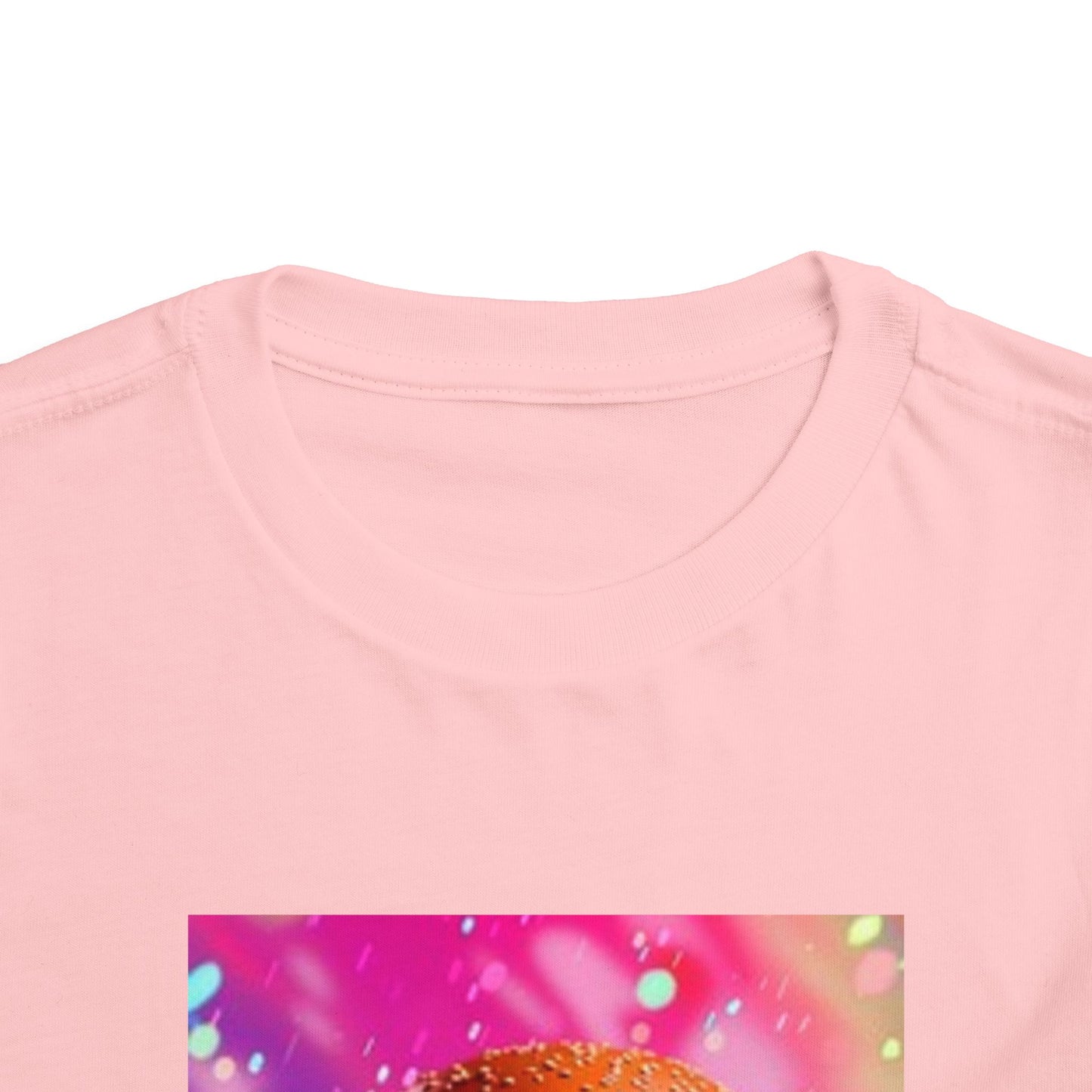 Colorful Burger Toddler Tee - Fun & Playful Kids' Short Sleeve Shirt