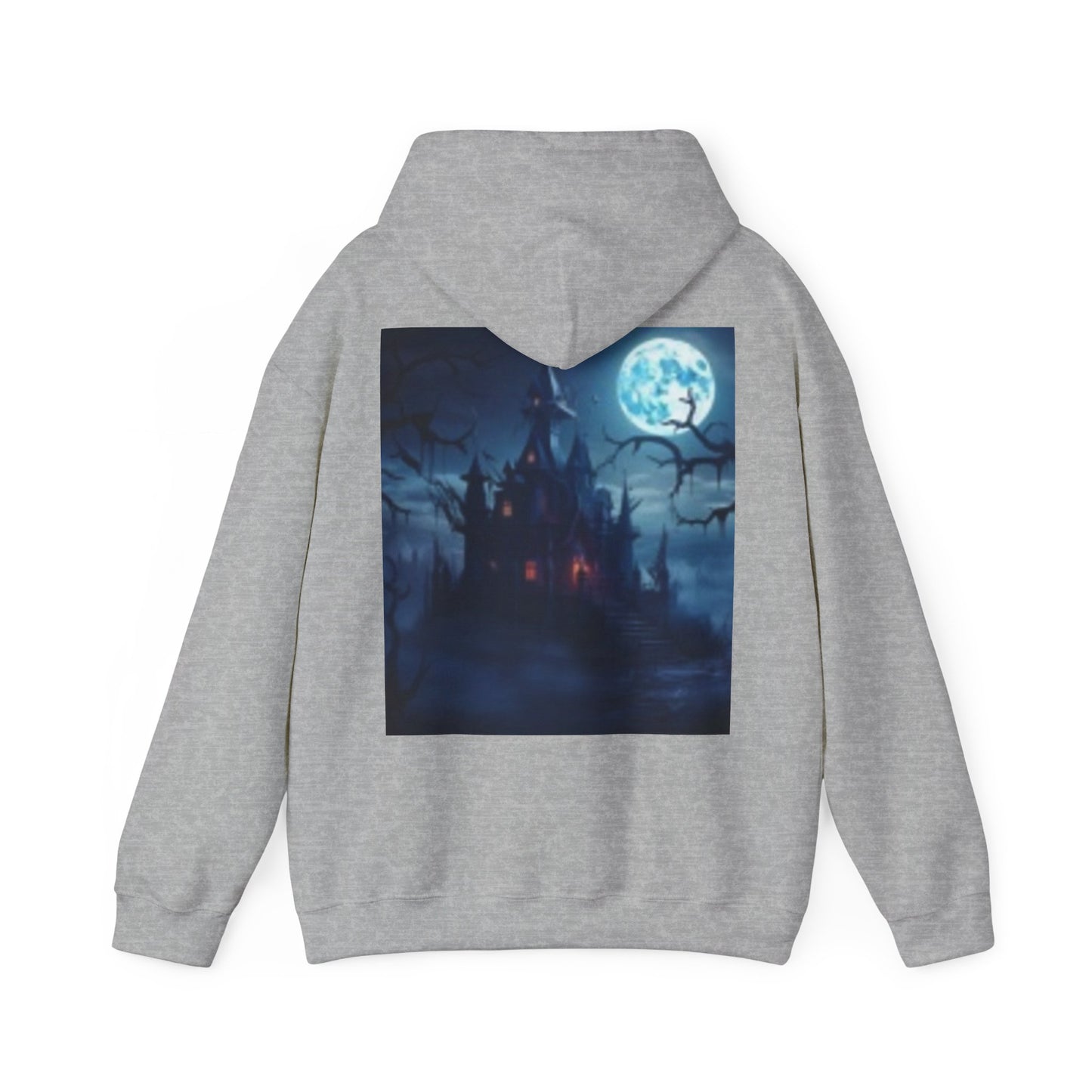 Haunted House & Eye Unisex Heavy Blend Hooded Sweatshirt