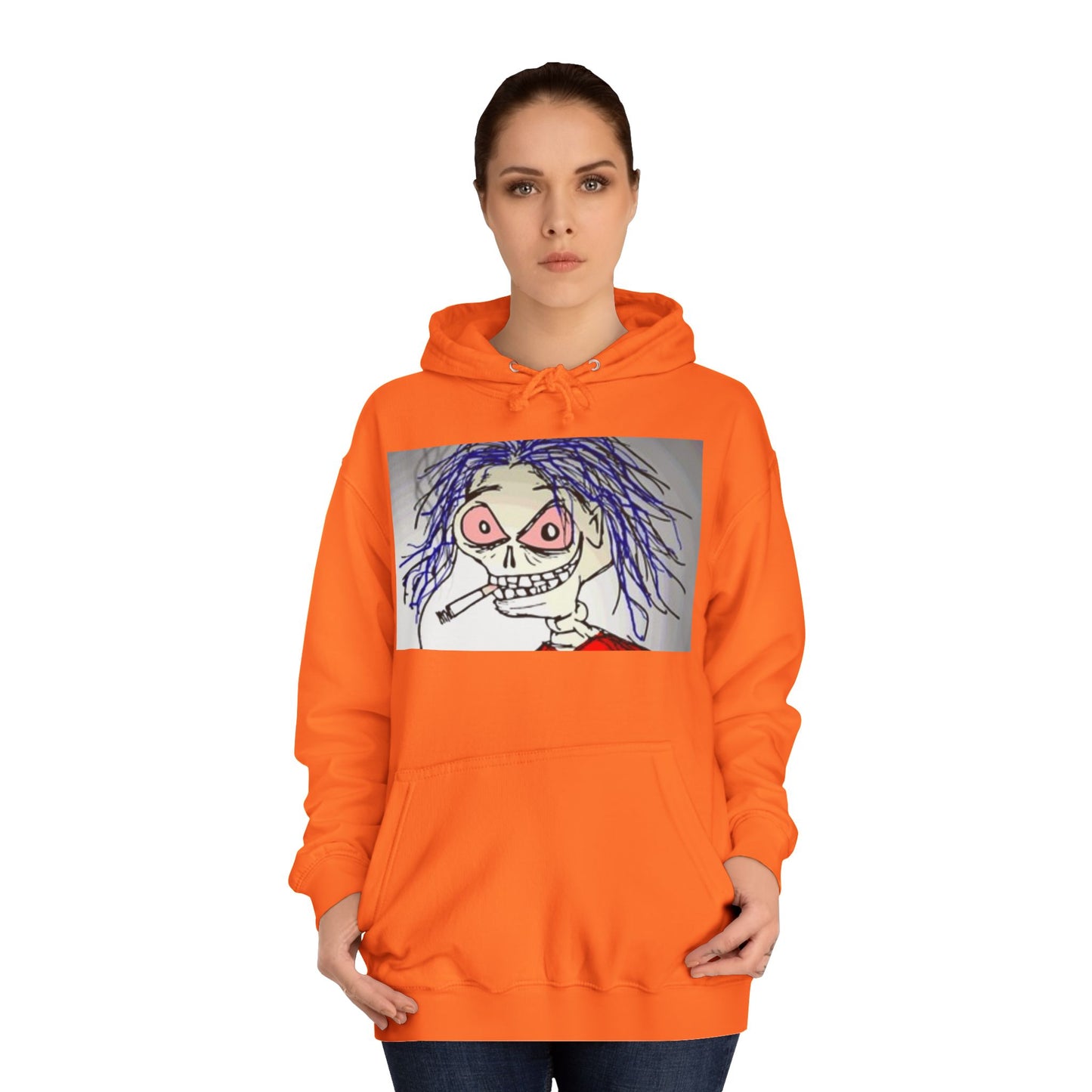 Unisex College Hoodie with Marijuana Leaf, Perfect for Casual Wear, College Dorms, Gifts, Festivals, Streetwear Essentials