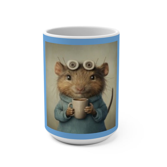 Mug 15oz Mouse with a Coffee Mug