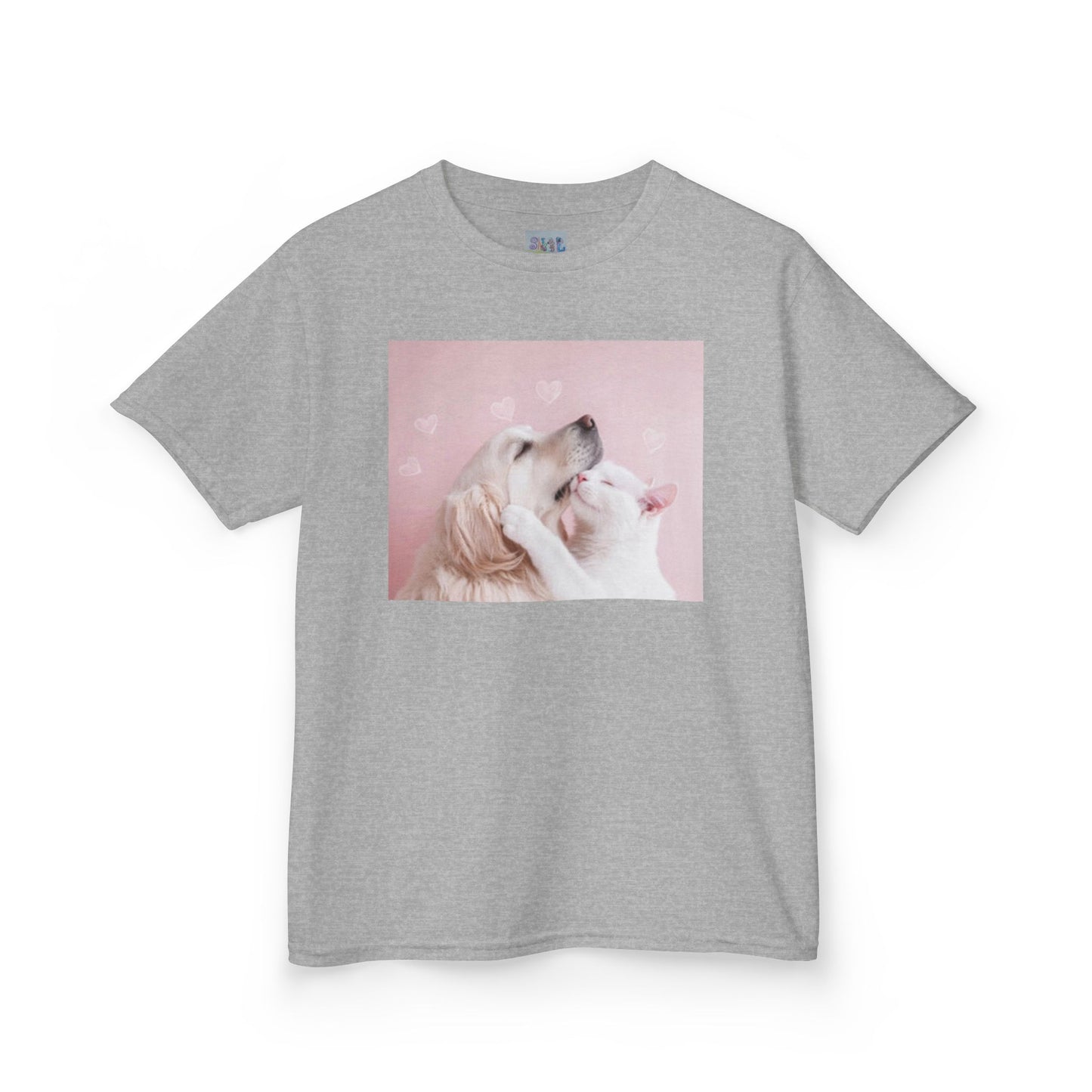 Kids Dog Love T-shirt | Cute Pet Graphic Tee for Children, Valentine's Day Gift, Birthday Shirt, Animal Lover Top, Adorable Kids Apparel