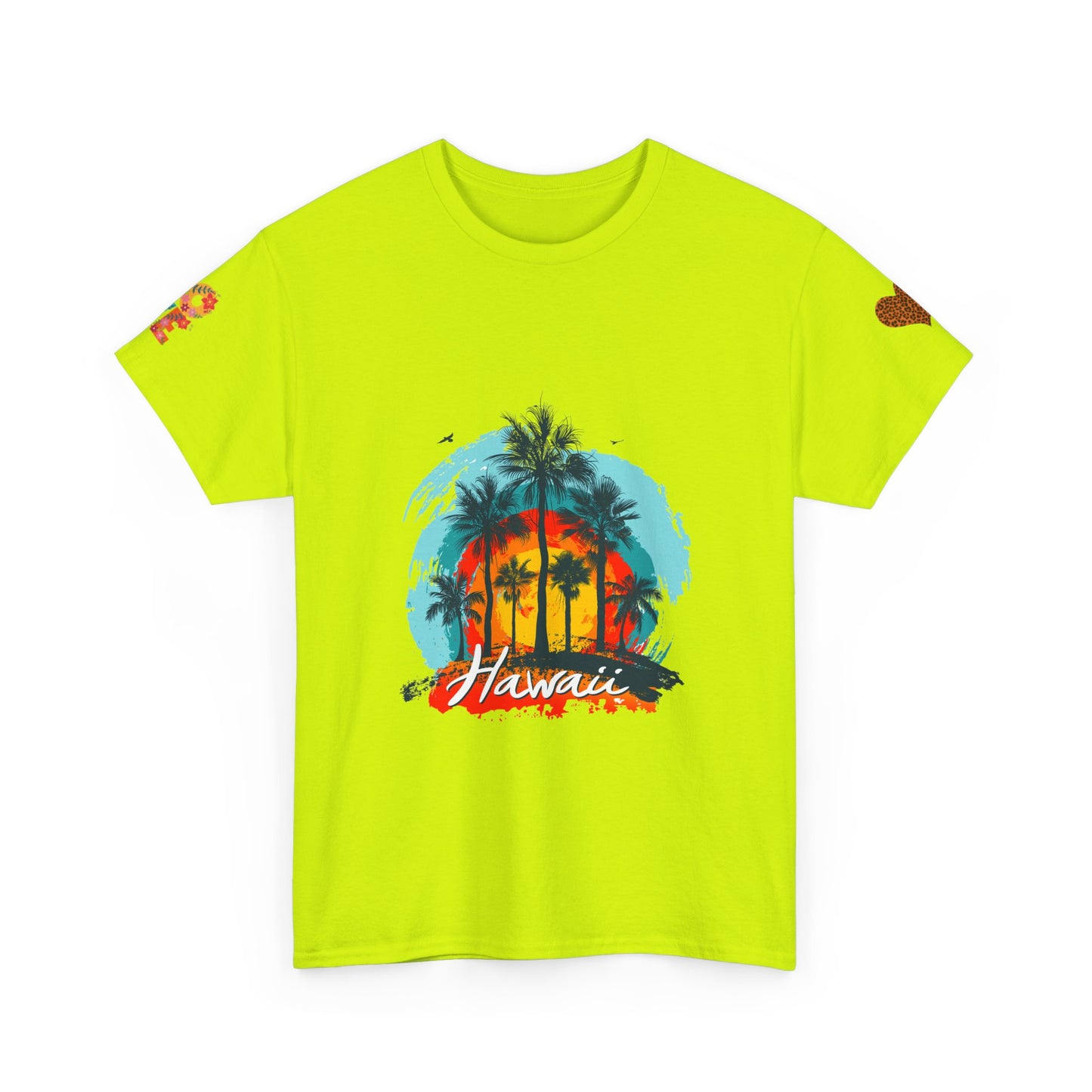 Hawaiian Sunset T-shirt- Tropical Vibes