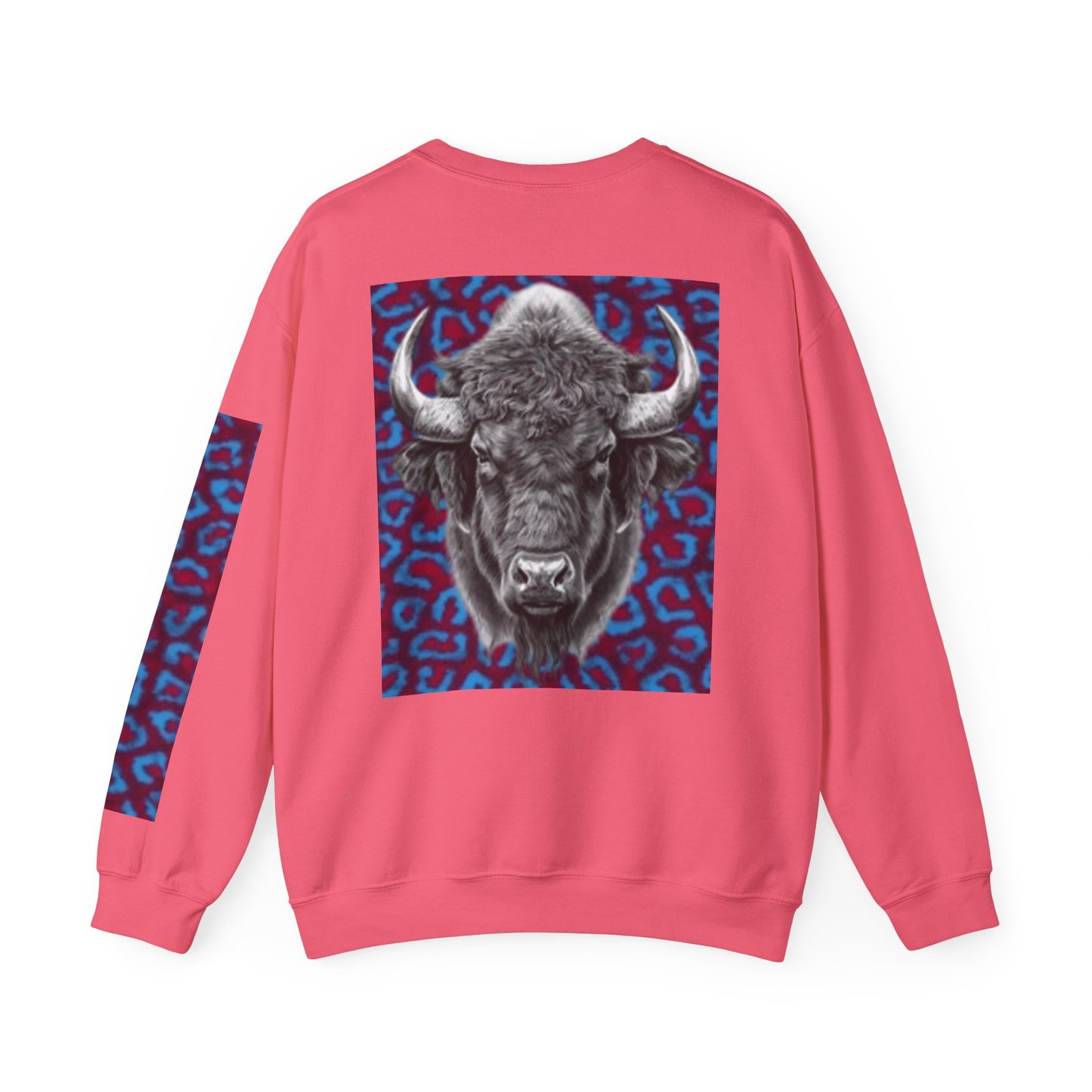 Bold Buffalo Design Unisex Crewneck Sweatshirt - Perfect for Nature Lovers