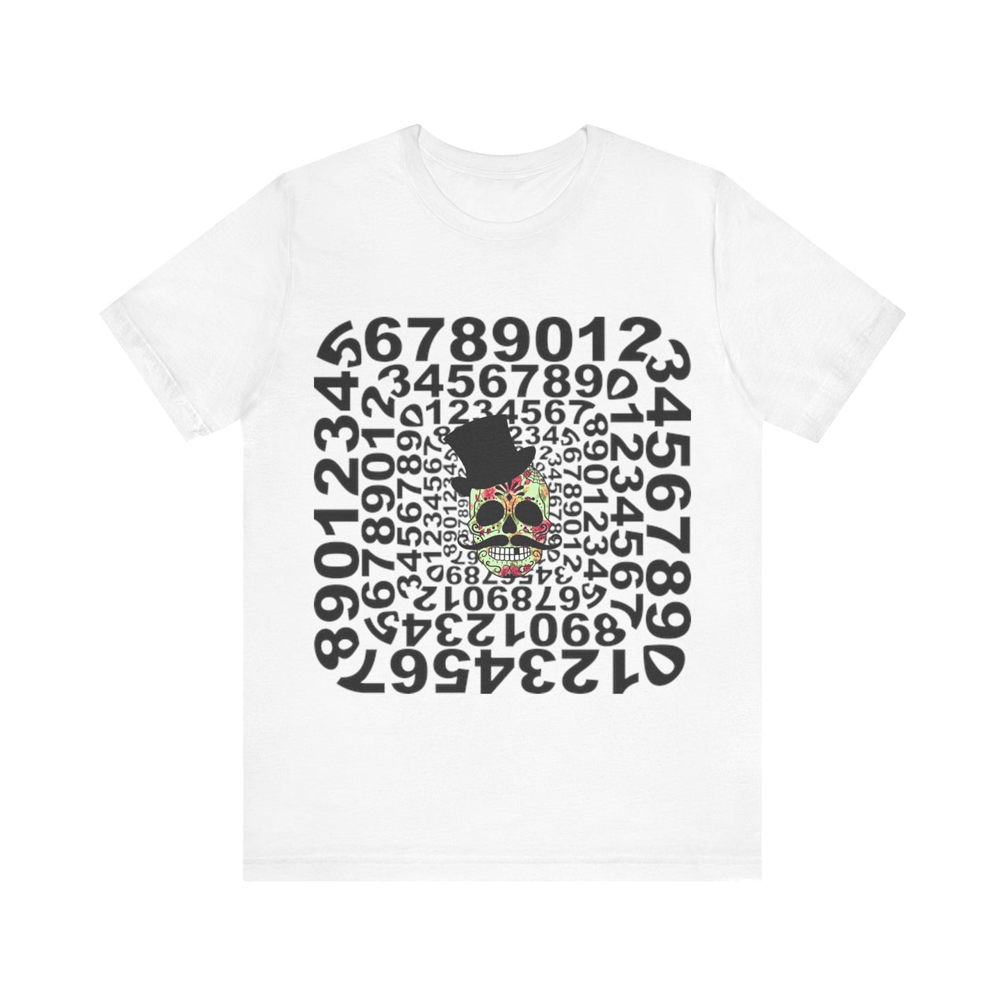 T-shirt Skull Numbers