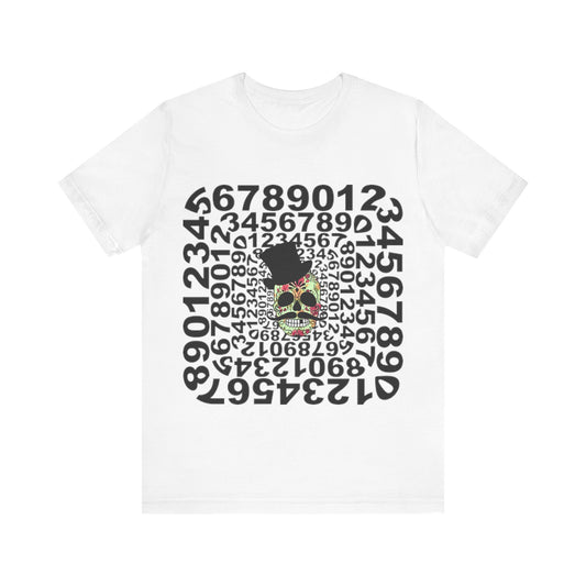 T-shirt Crâne Numéros