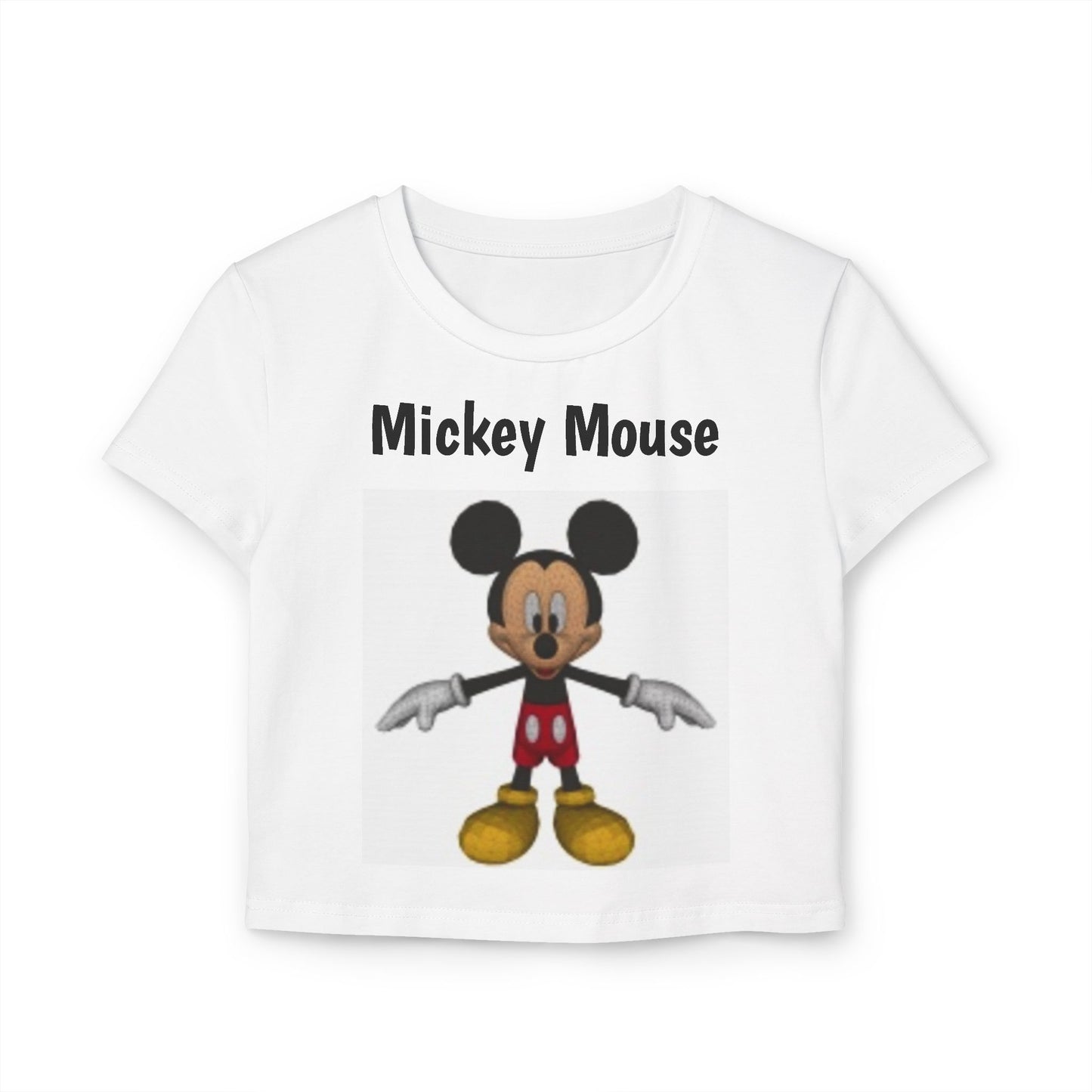 T-shirt court pour femme Mickey Mouse