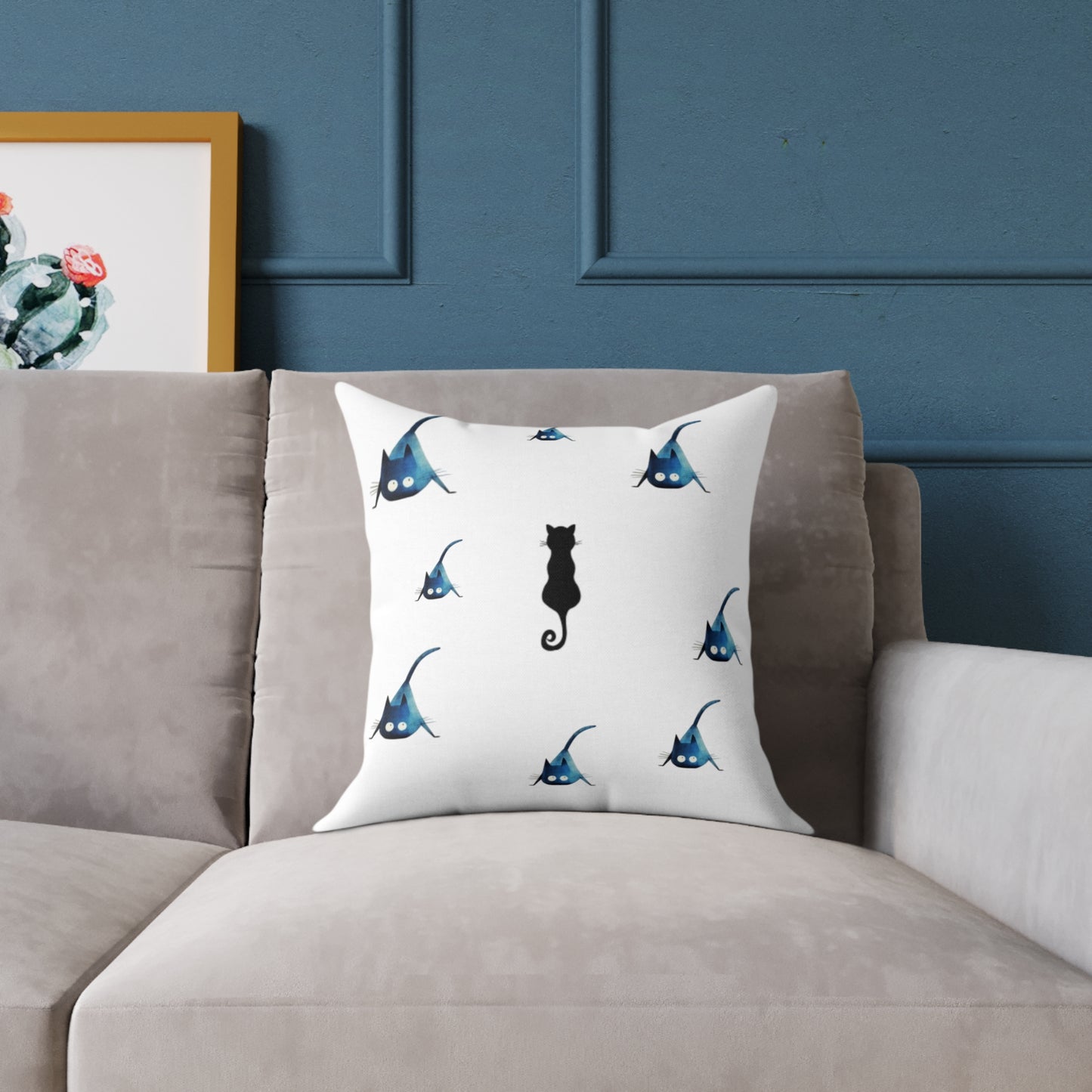 Whimsical Black Cats Pillow Home Decor So Fabulous~!