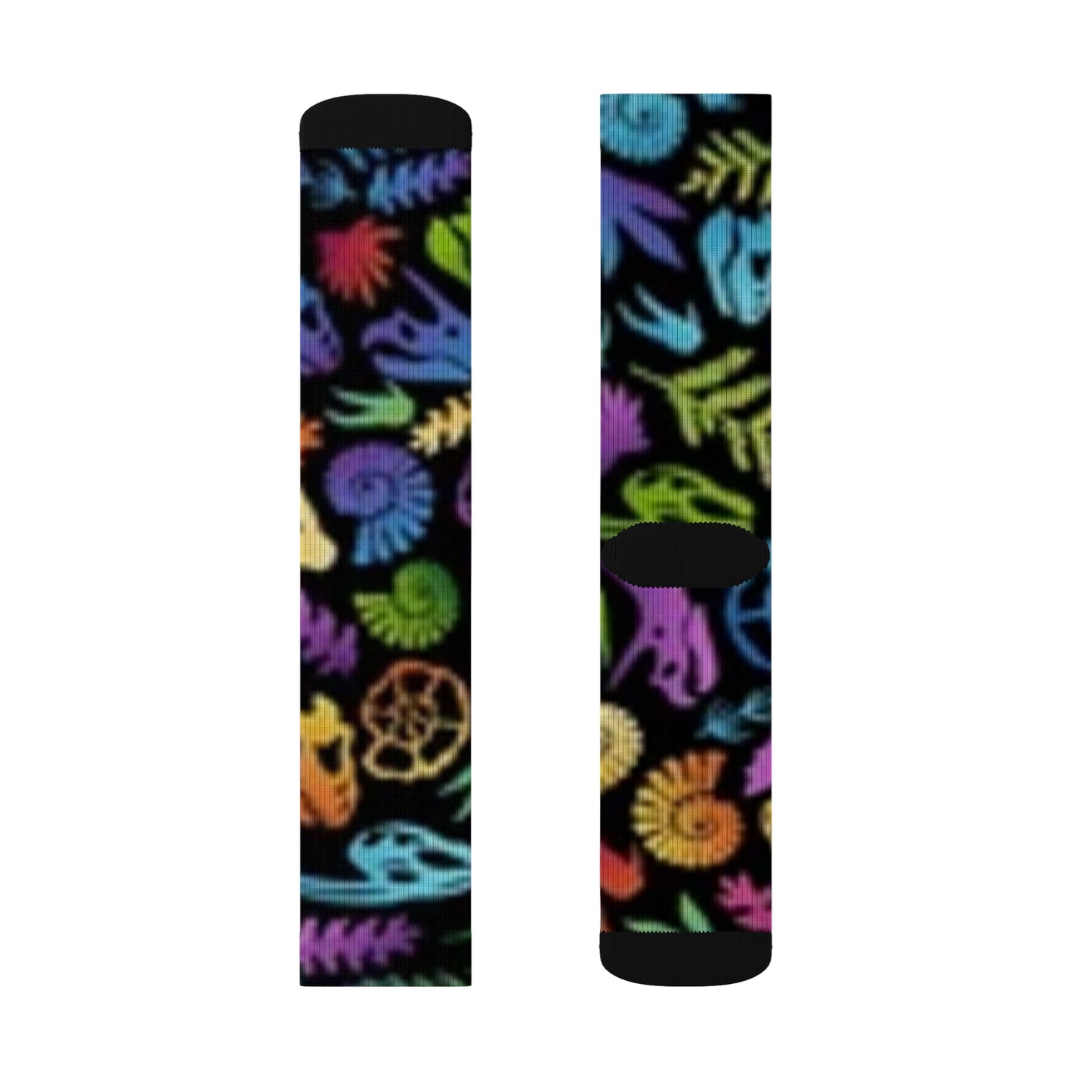 Colorful Nature-Dinosaur/ Vibrant Patterned Socks for Gifts, Homewear, Eco-Friendly, Fashion, Holiday Apparel