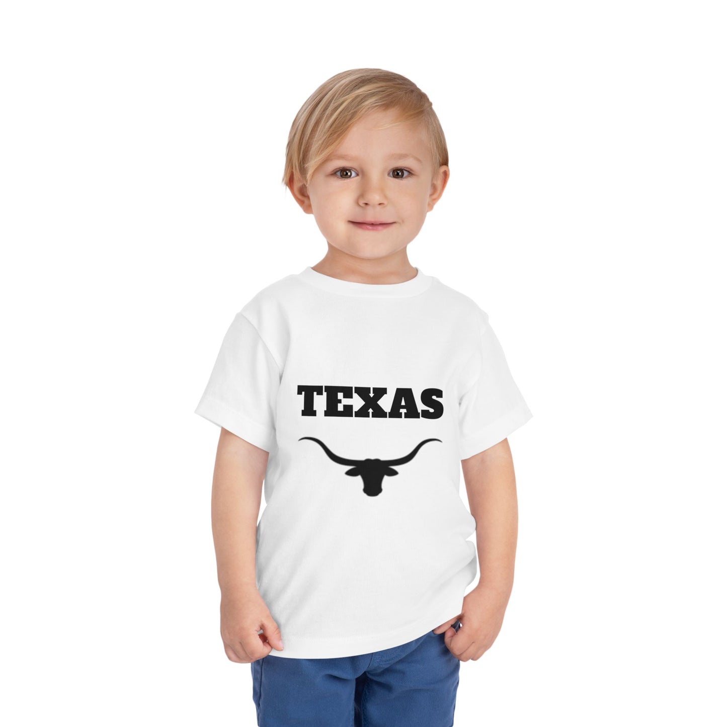 Texas Pride Toddler Tee - Short Sleeve T-Shirt with Texas Graphics