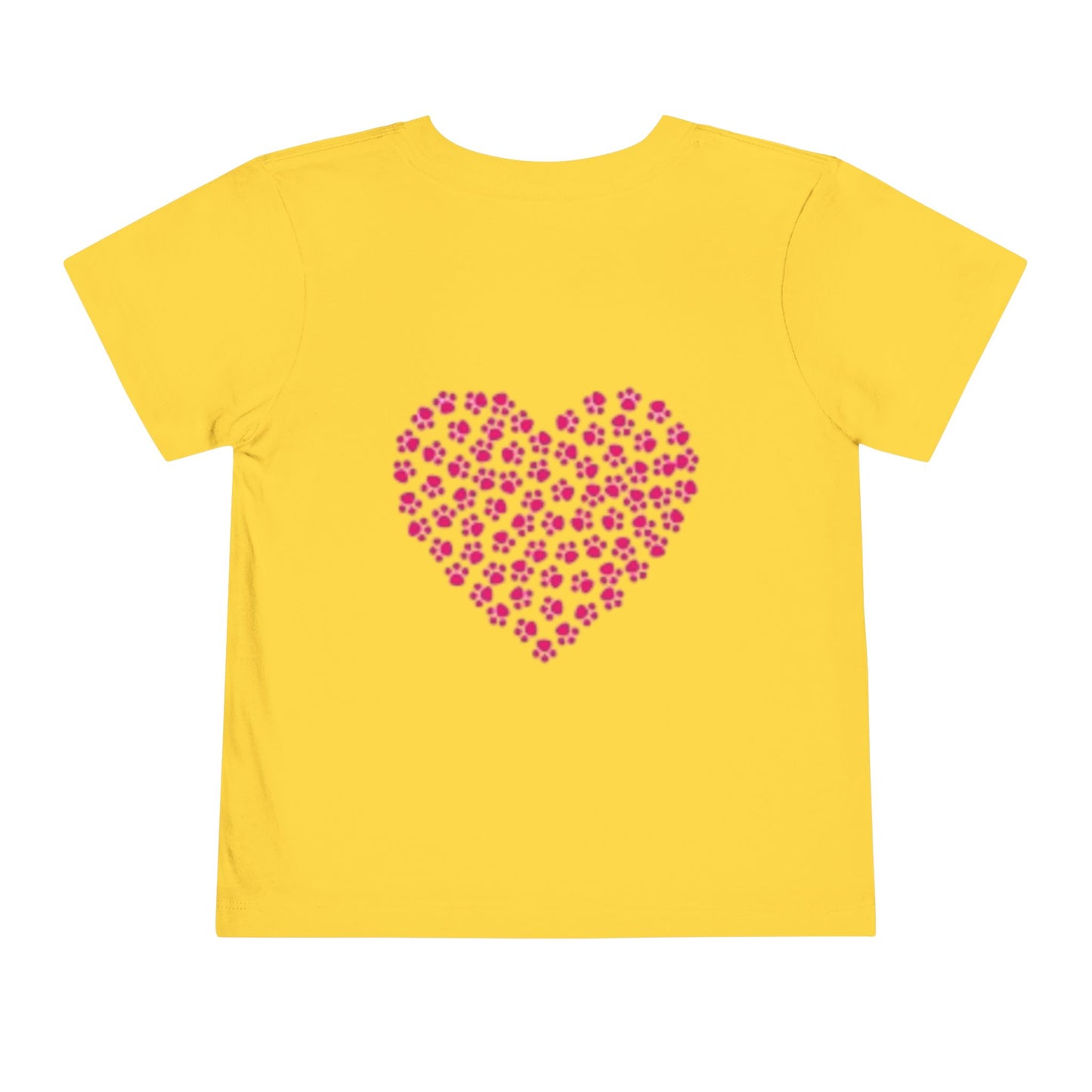 Cute Toddler Dog Jumping T-shirt & Heart, Adorable Kids T-Shirt, Pet Lover Gift, Animal Print Top, Birthday Outfit, Playwear for Toddlers