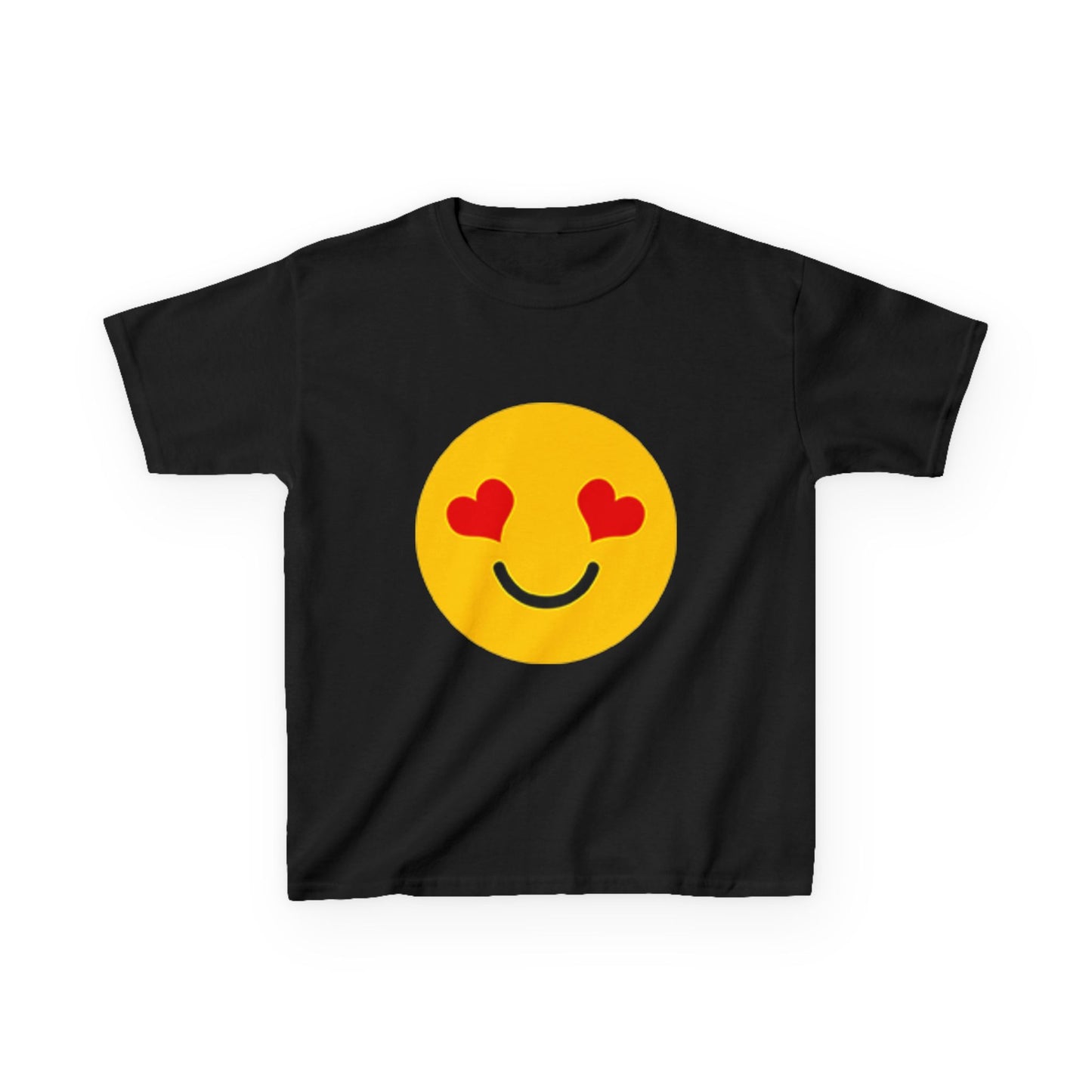 Cute Kids Love Emoji T-shirt, Children's Happy Face Shirt, Perfect for Birthdays, Playdates, Casual Outings, Gift Ideas